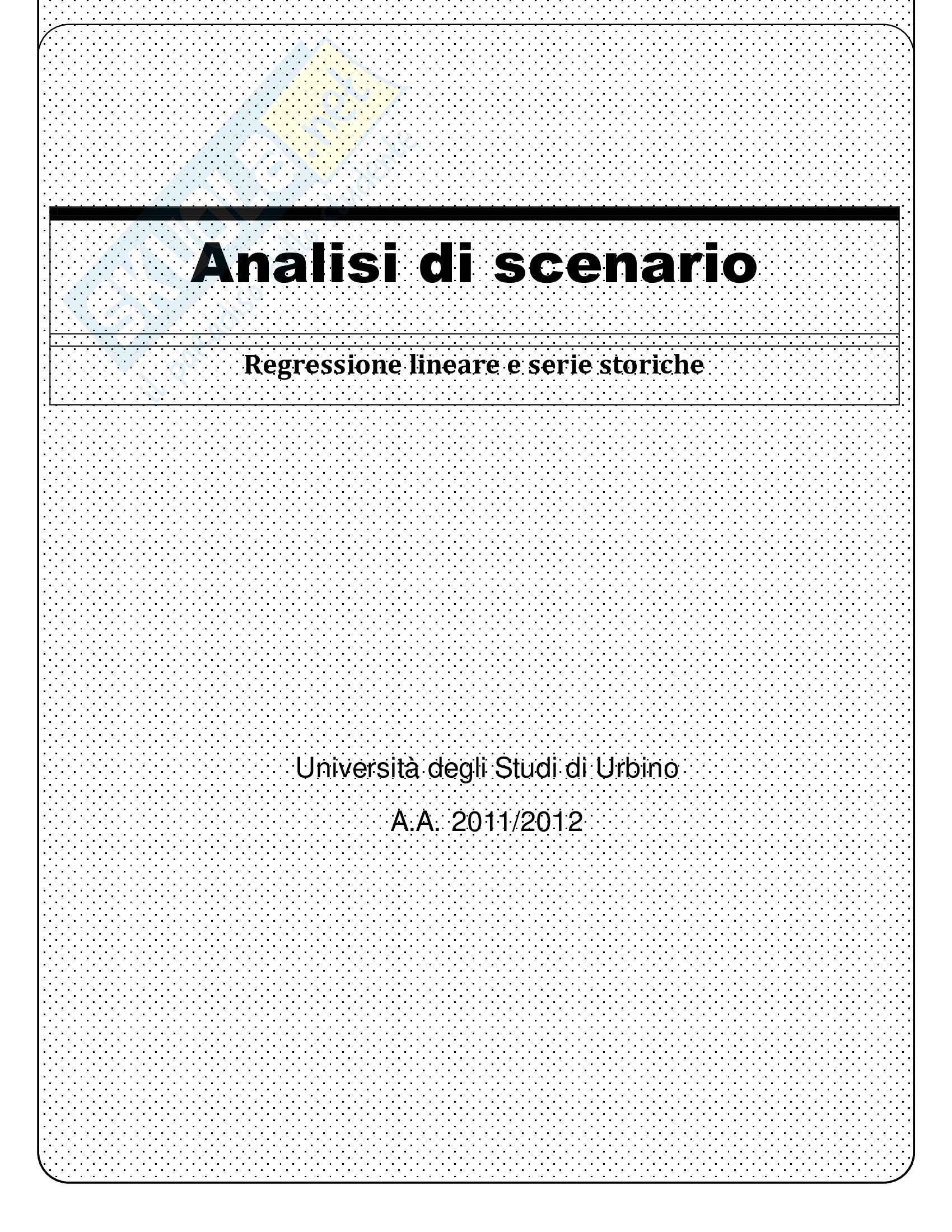 Analisi di scenario Pag. 1