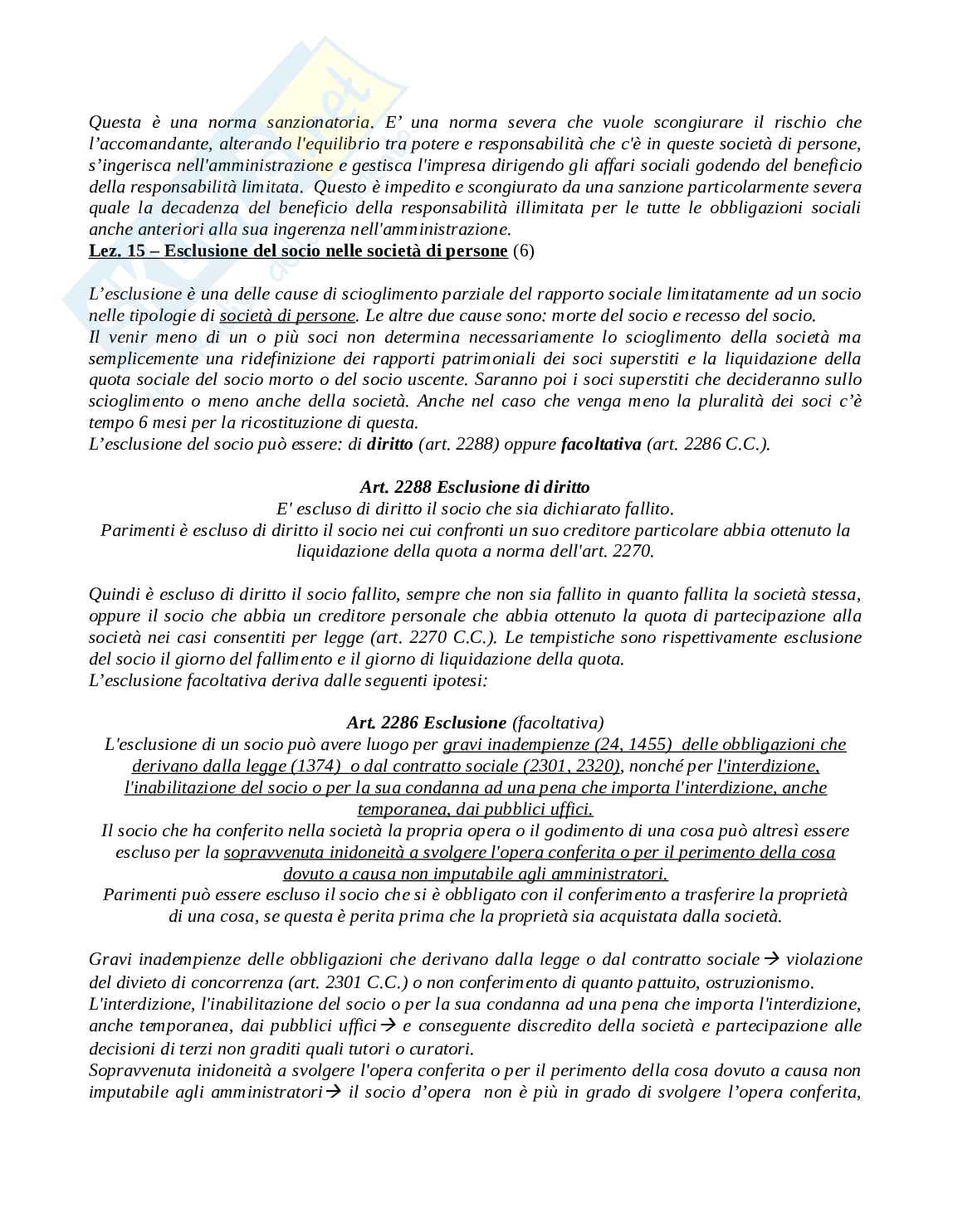Diritto commerciale e del commercio internazionale Pag. 66