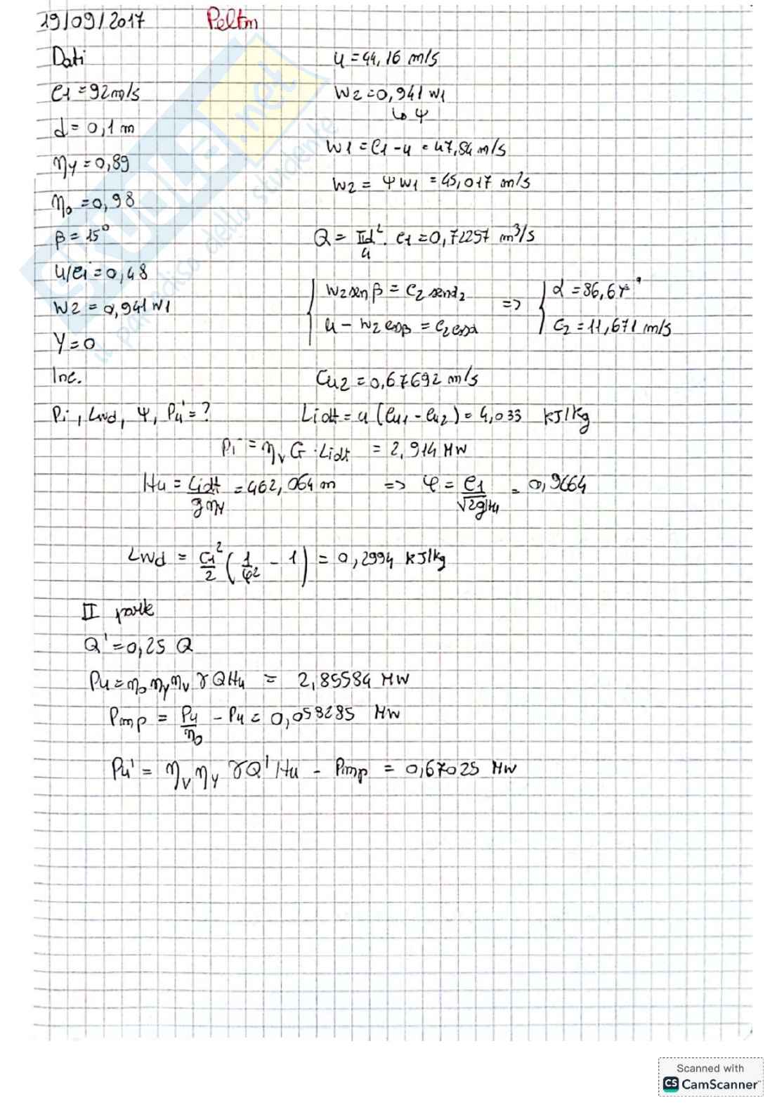 Raccolta esercizi Sistemi energetici e macchine a fluido I - Seconda parte Pag. 21