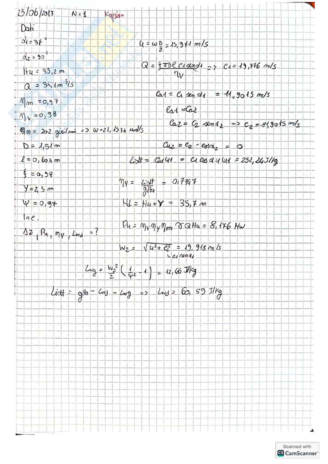 Raccolta esercizi Sistemi energetici e macchine a fluido I - Seconda parte Pag. 31