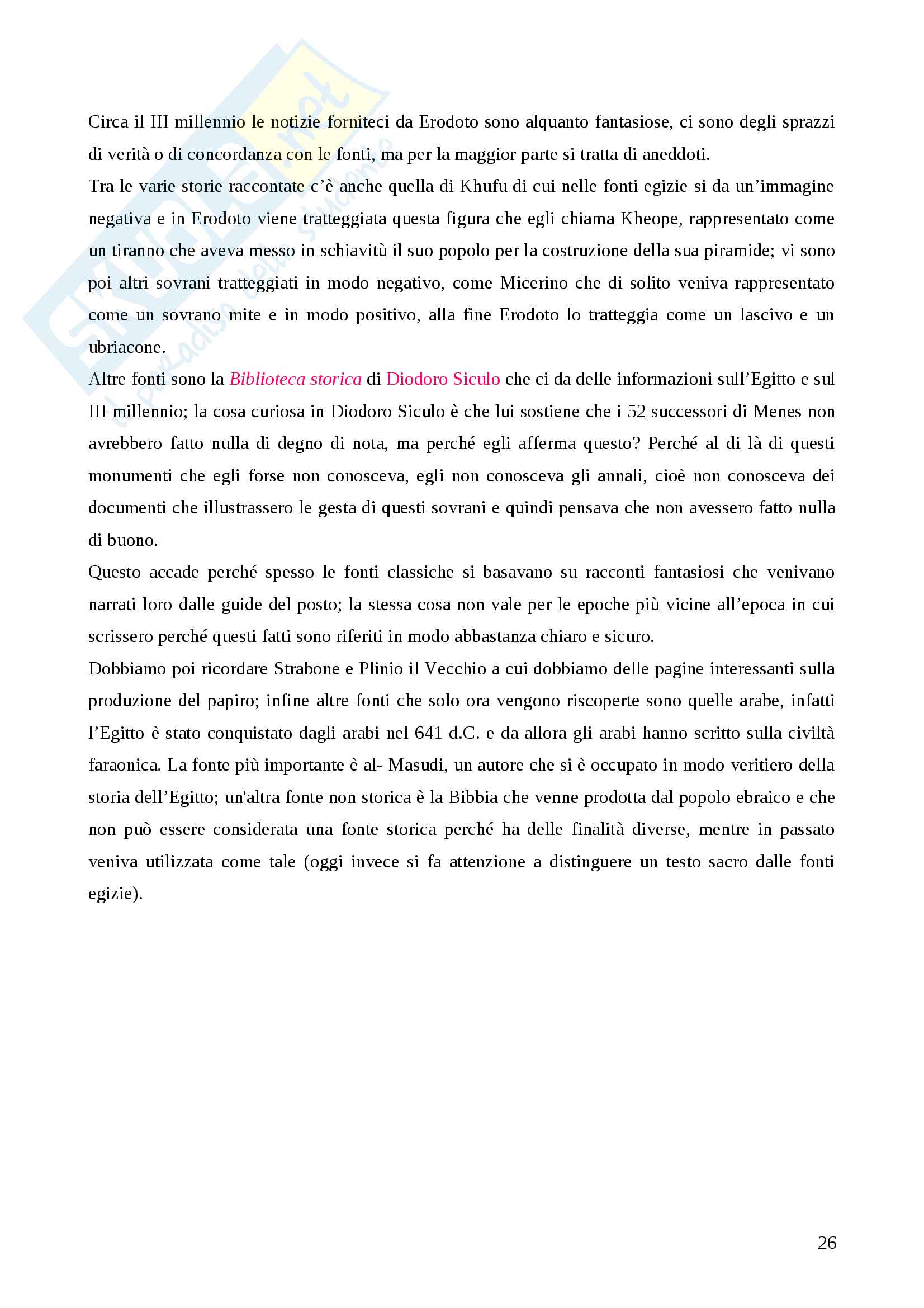 Egittologia, triennale Pag. 26