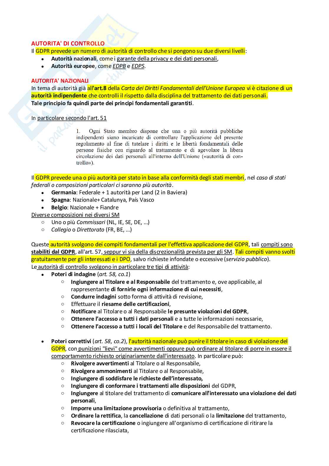Appunti di Diritto dell'Unione Europea dei dati e delle tecnologie Pag. 66