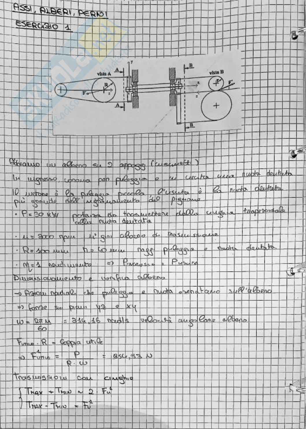 Esercizi Costruzioni di macchine Pag. 26