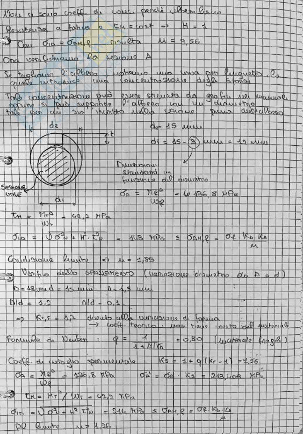 Esercizi Costruzioni di macchine Pag. 31