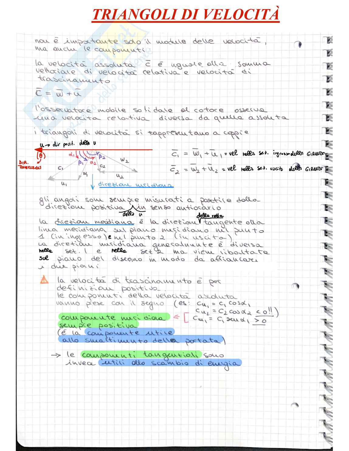 Introduzione alle turbomacchine  Pag. 6