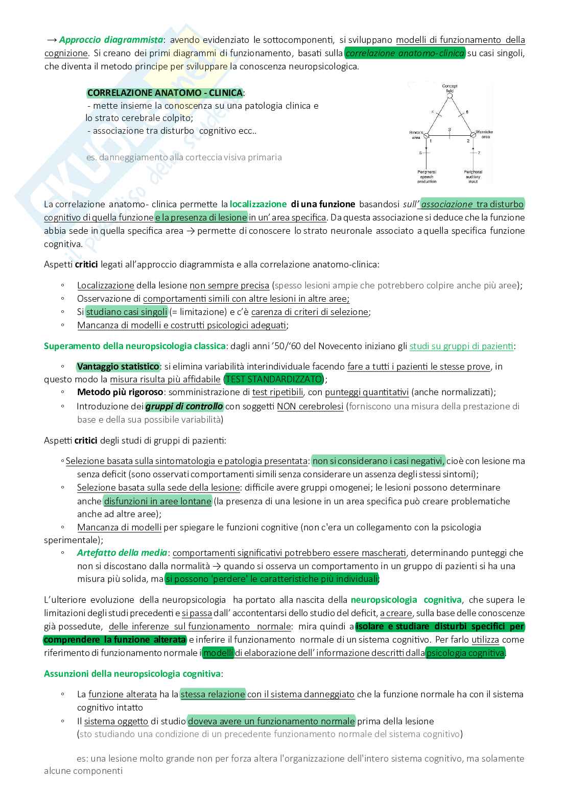 Appunti completi Neuropsicologia Pag. 2