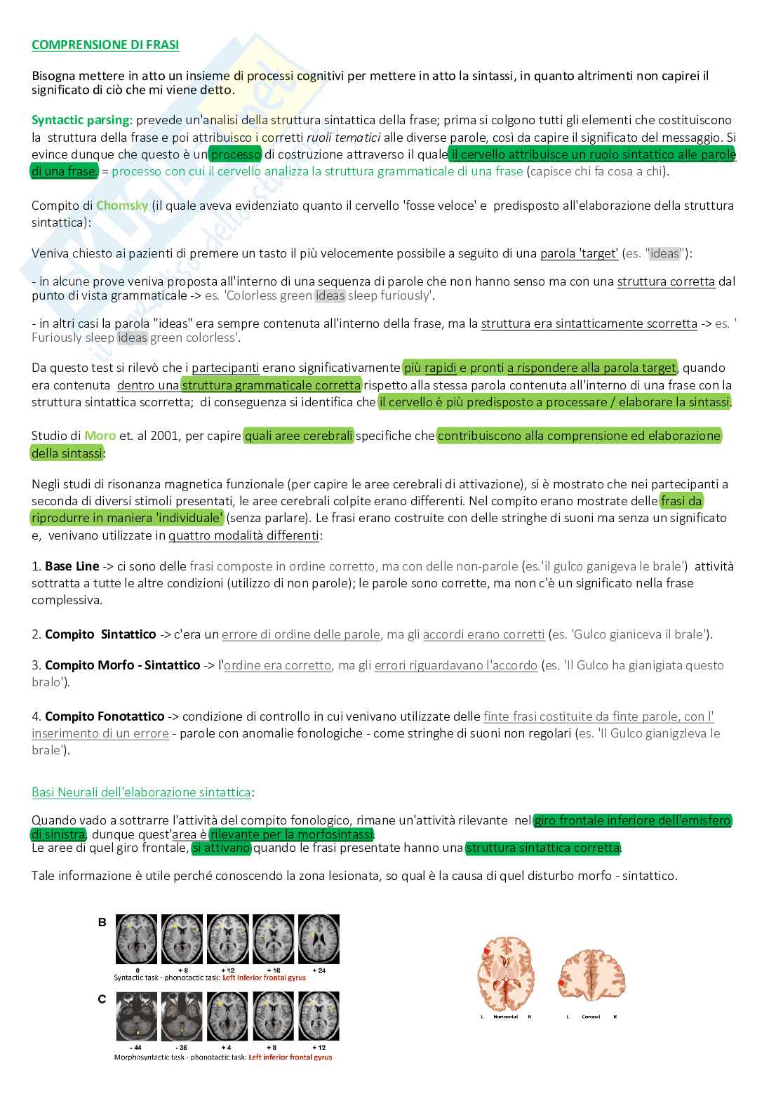 Appunti completi Neuropsicologia Pag. 41