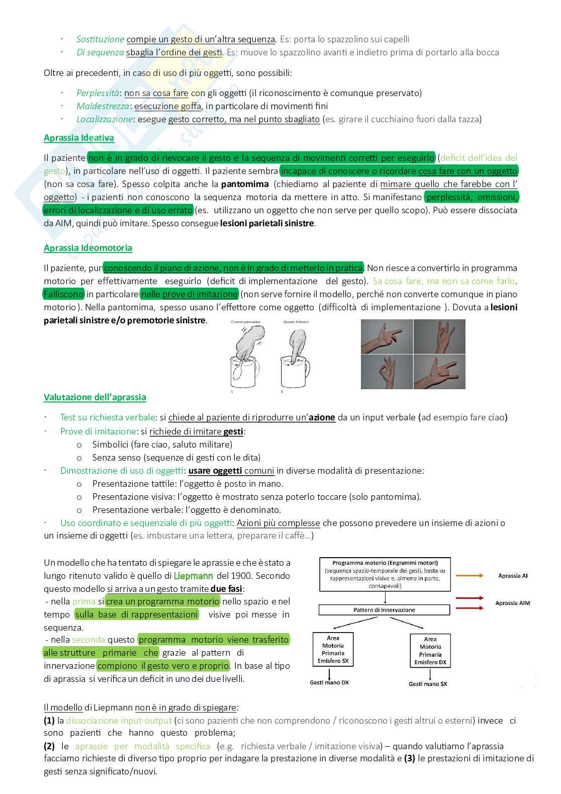 Appunti completi Neuropsicologia Pag. 66
