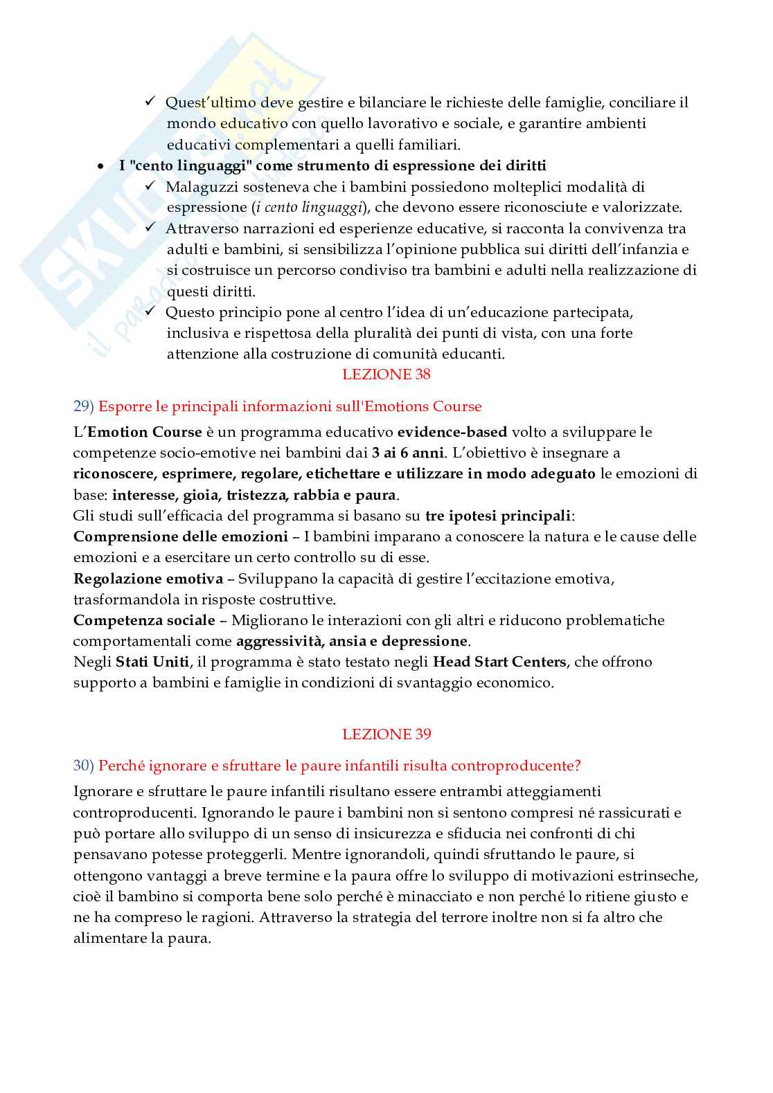 Paniere Linguaggi espressivi nei processi di apprendimento e crescita personale - Risposte aperte - aggiornato (2026) Pag. 11