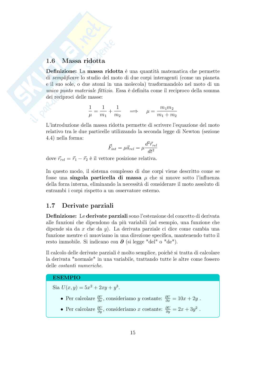 Appunti di Fisica I (Meccanica)  Pag. 16