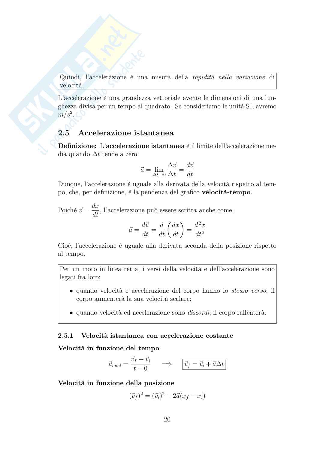 Appunti di Fisica I (Meccanica)  Pag. 21