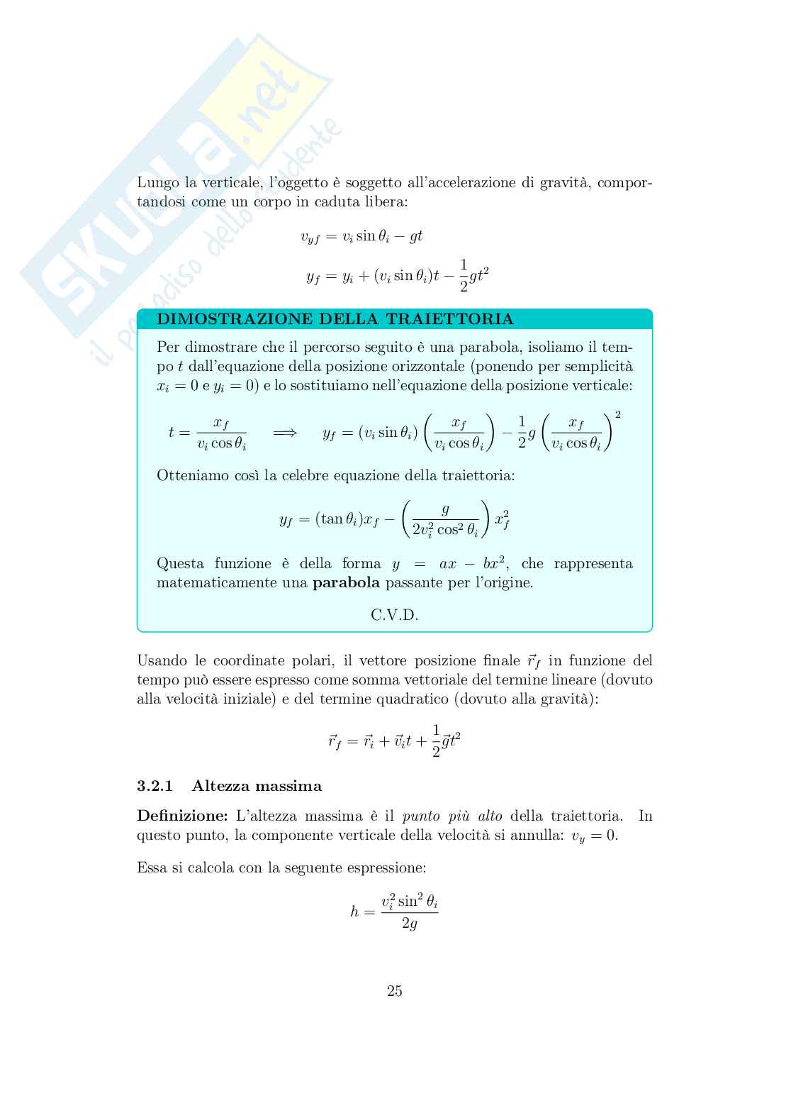 Appunti di Fisica I (Meccanica)  Pag. 26