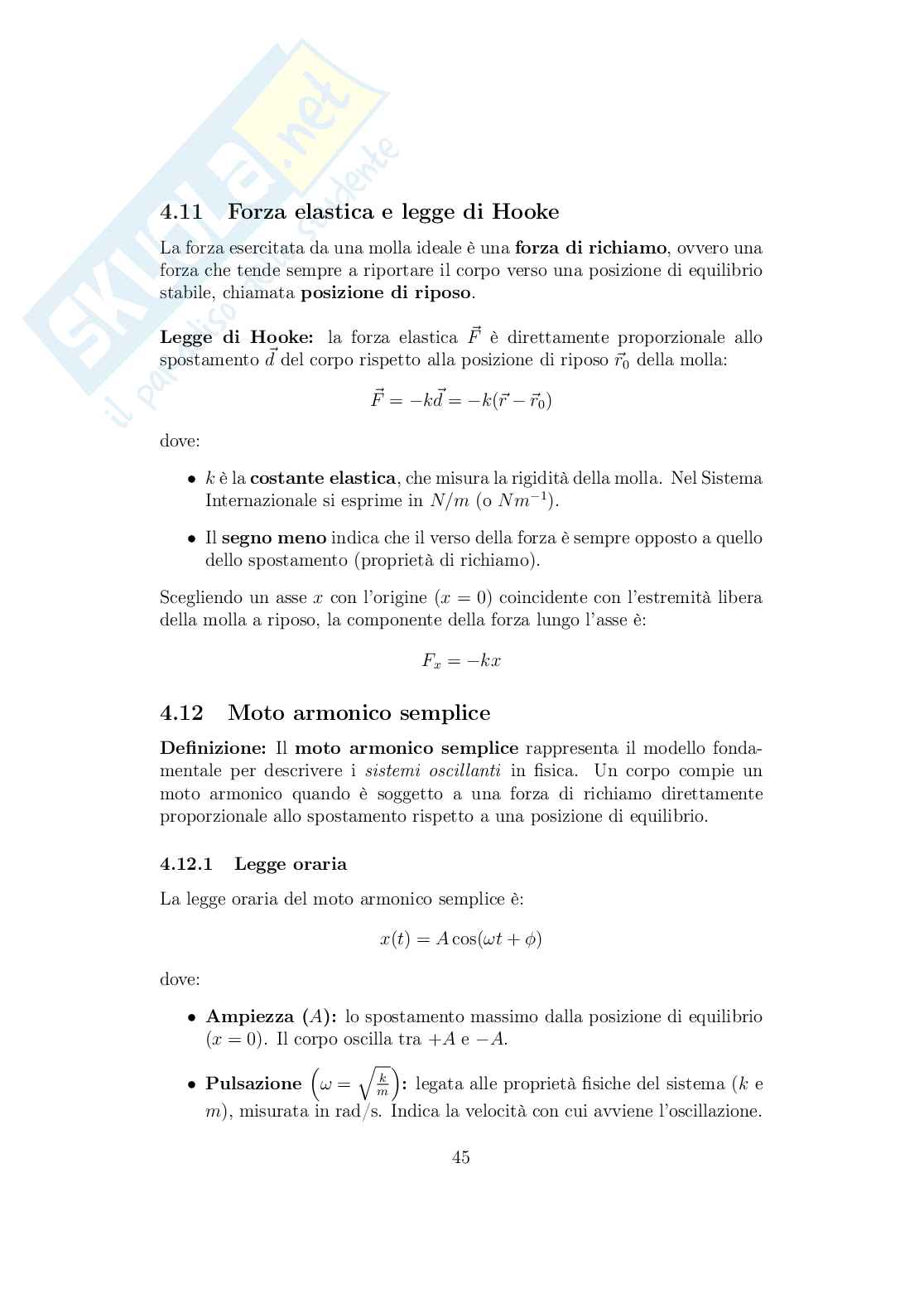Appunti di Fisica I (Meccanica)  Pag. 46