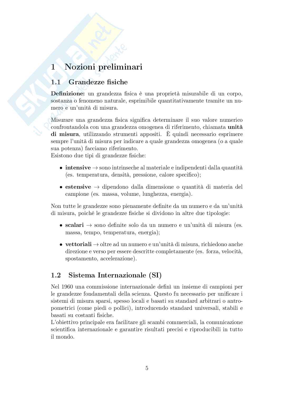 Appunti di Fisica I (Meccanica)  Pag. 6