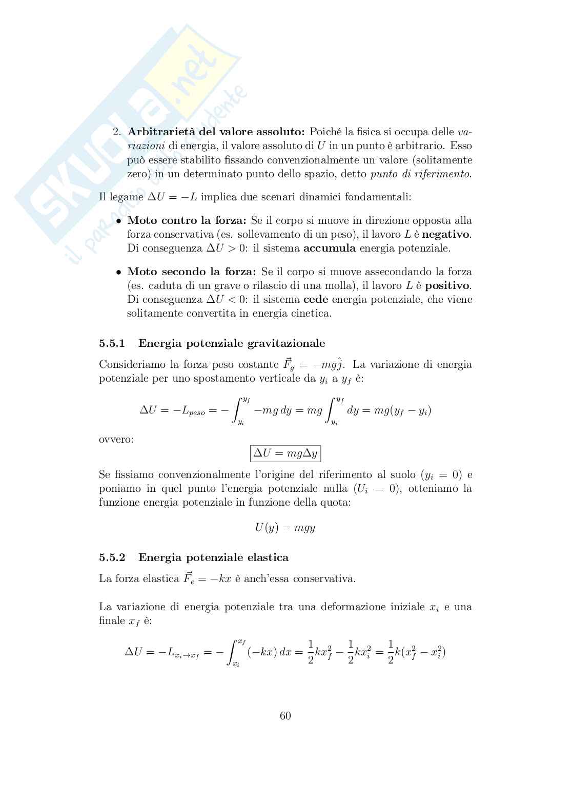 Appunti di Fisica I (Meccanica)  Pag. 61