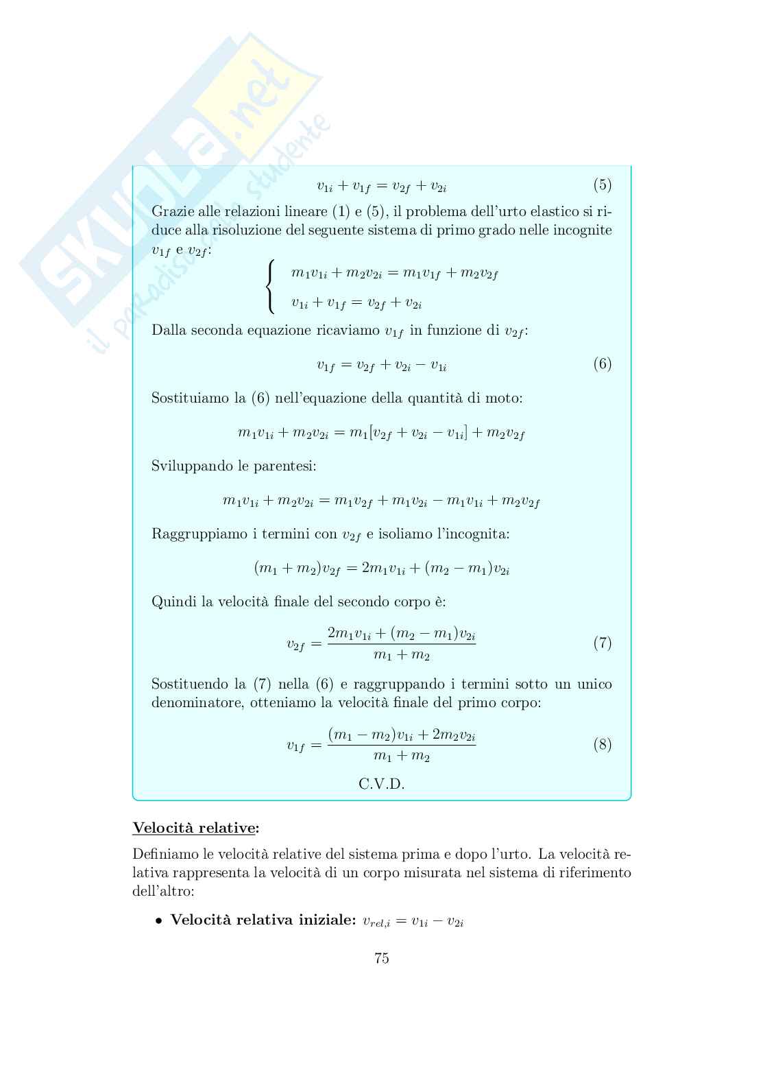 Appunti di Fisica I (Meccanica)  Pag. 76