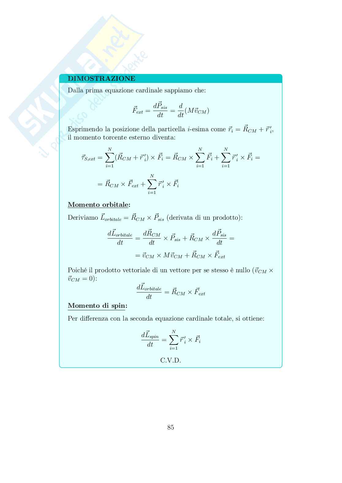 Appunti di Fisica I (Meccanica)  Pag. 86