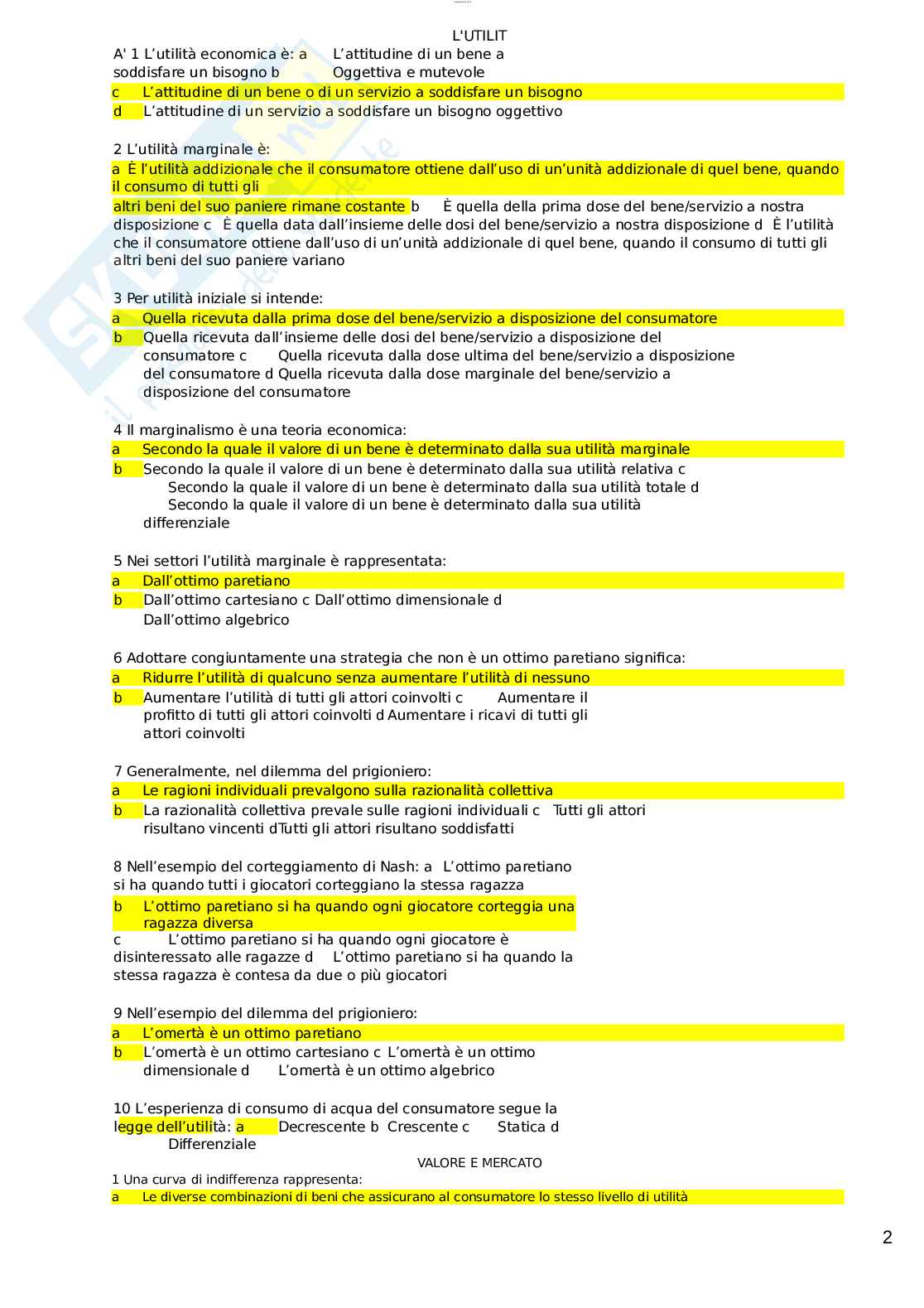 Paniere esame Diritto comunitario  Pag. 41