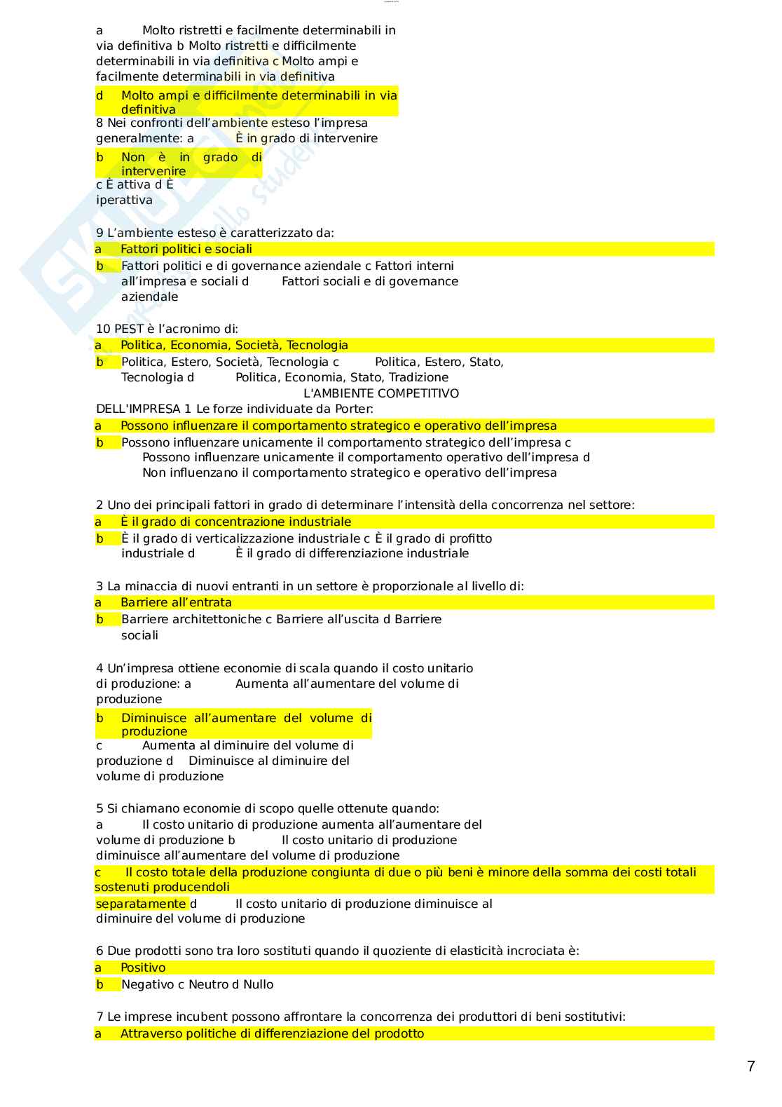 Paniere esame Diritto comunitario  Pag. 46