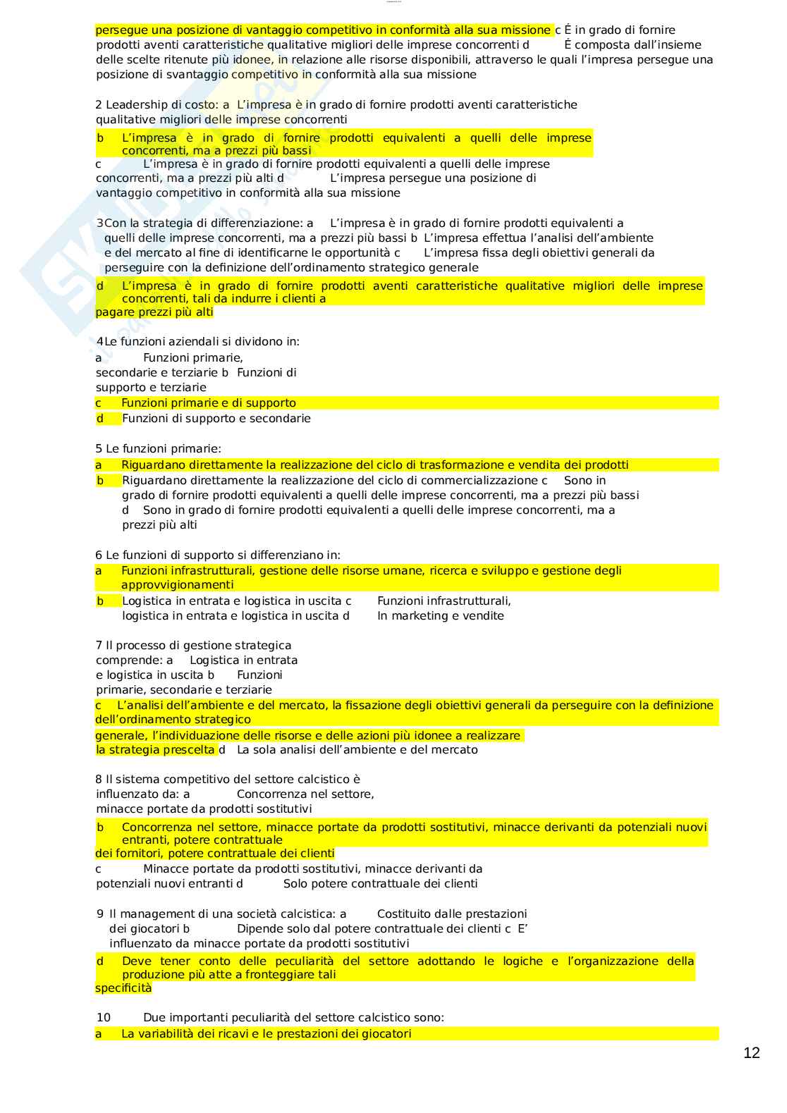 Paniere esame Diritto comunitario  Pag. 51