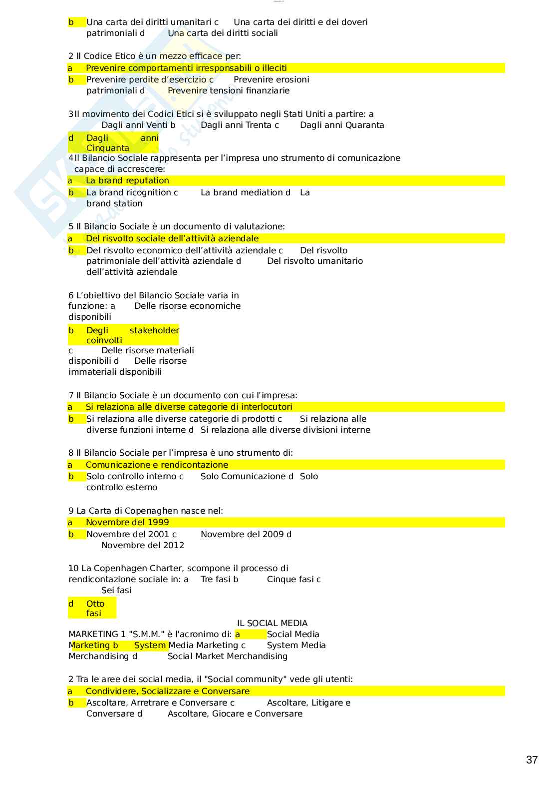 Paniere esame Diritto comunitario  Pag. 76