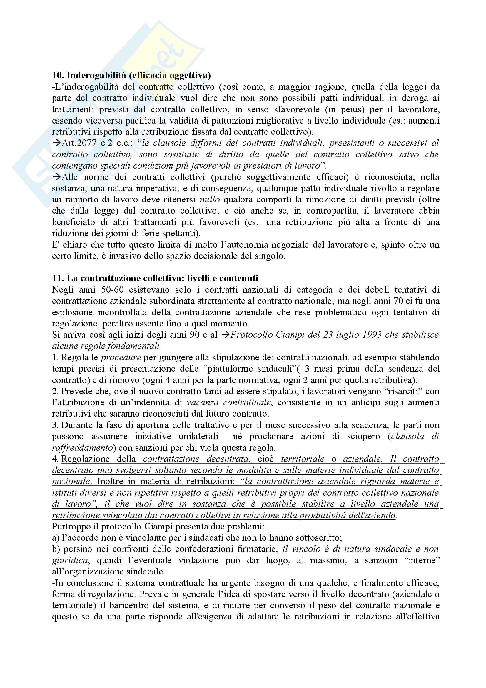 Diritto del Lavoro Pag. 6