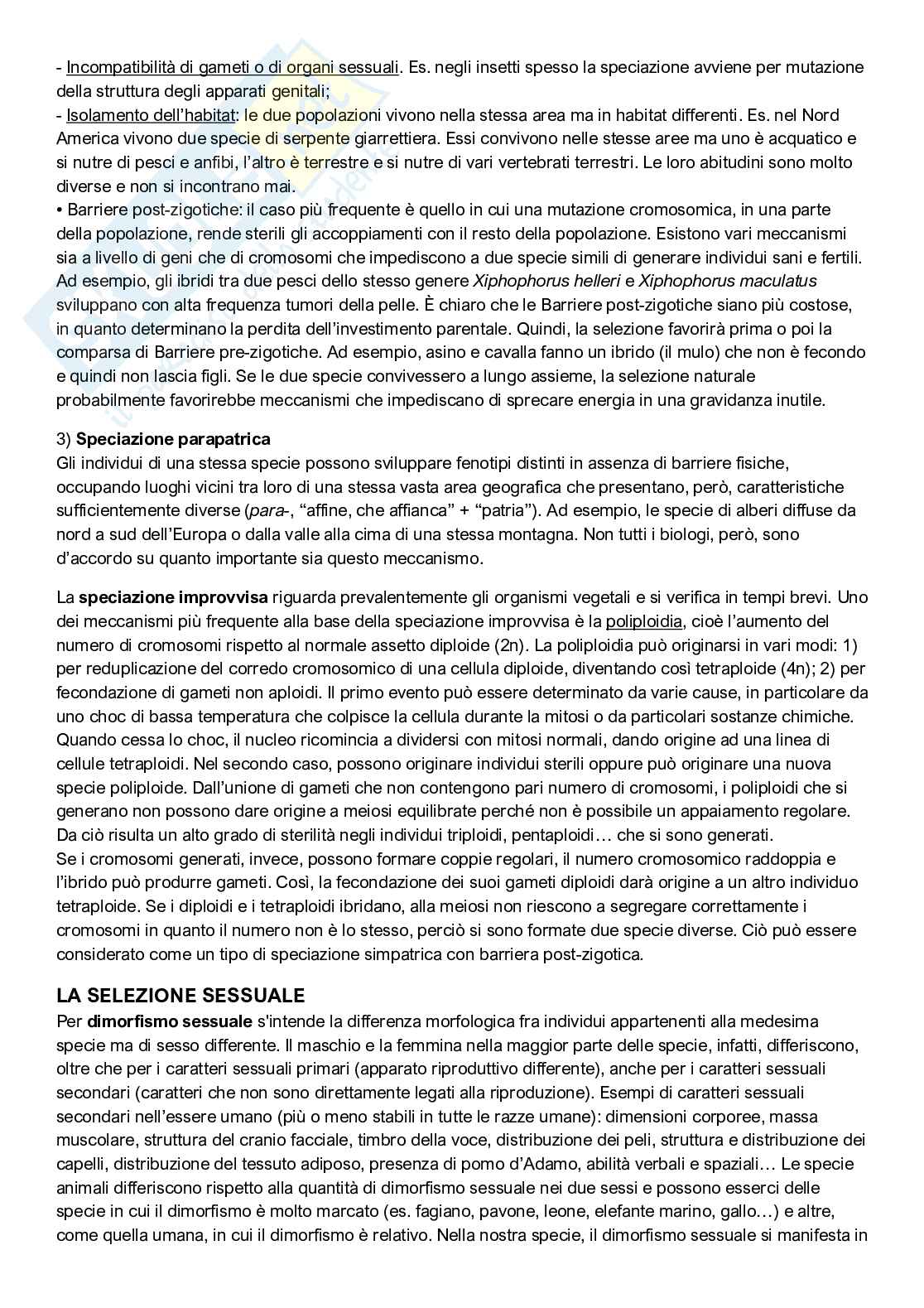 Appunti completi di Psicobiologia, prof. Bisazza, libri consigliati "Neuroscienze: esplorando il cervello" (2016) di Connors e Paradiso, e "Evoluzione e biodiversità" (2016) di Berg e Martin Pag. 81