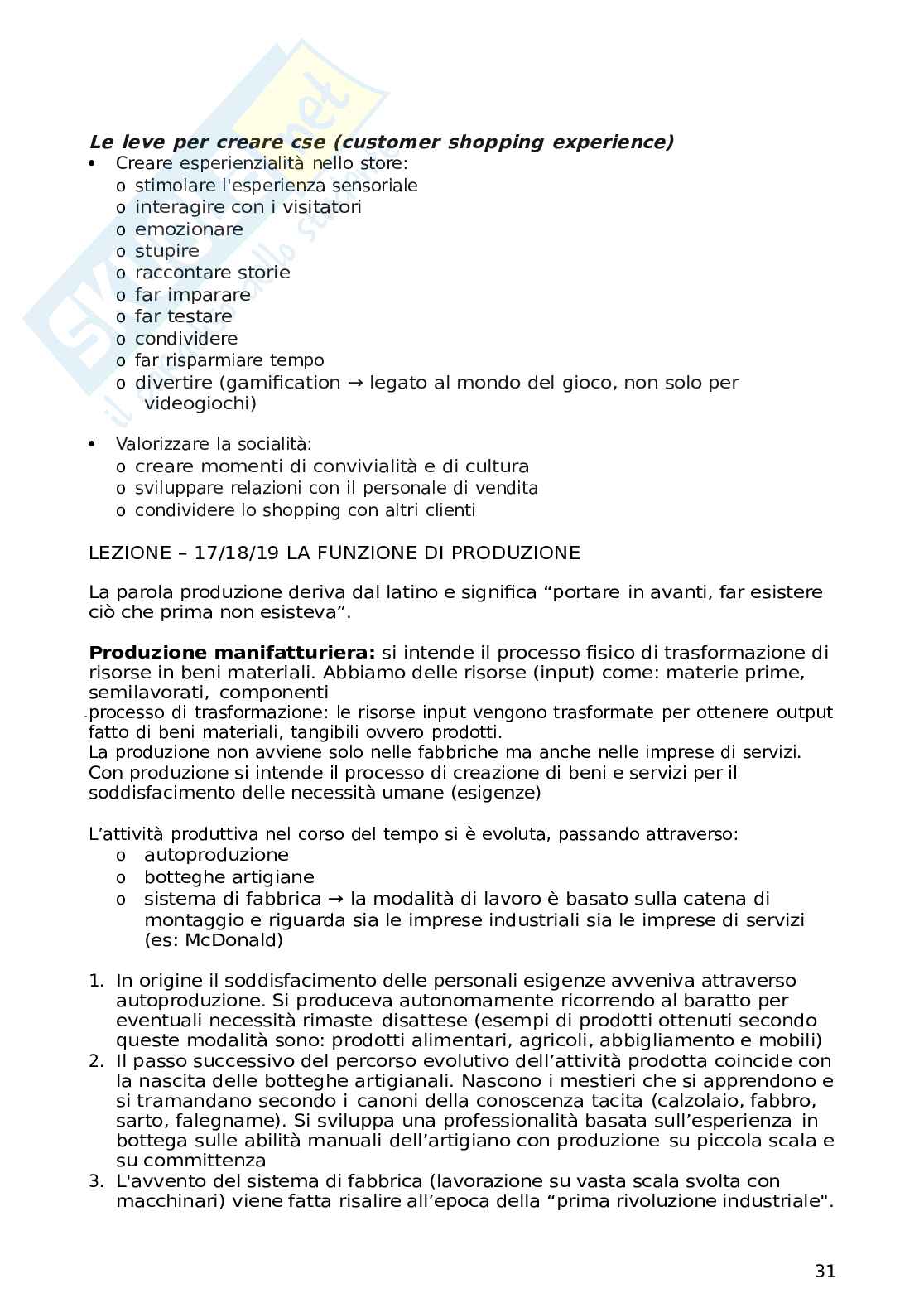 Appunti completi Business management, 2025/26  Pag. 31