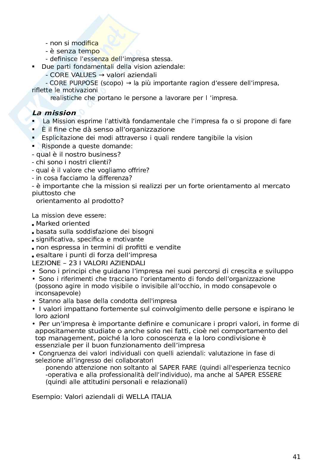 Appunti completi Business management, 2025/26  Pag. 41