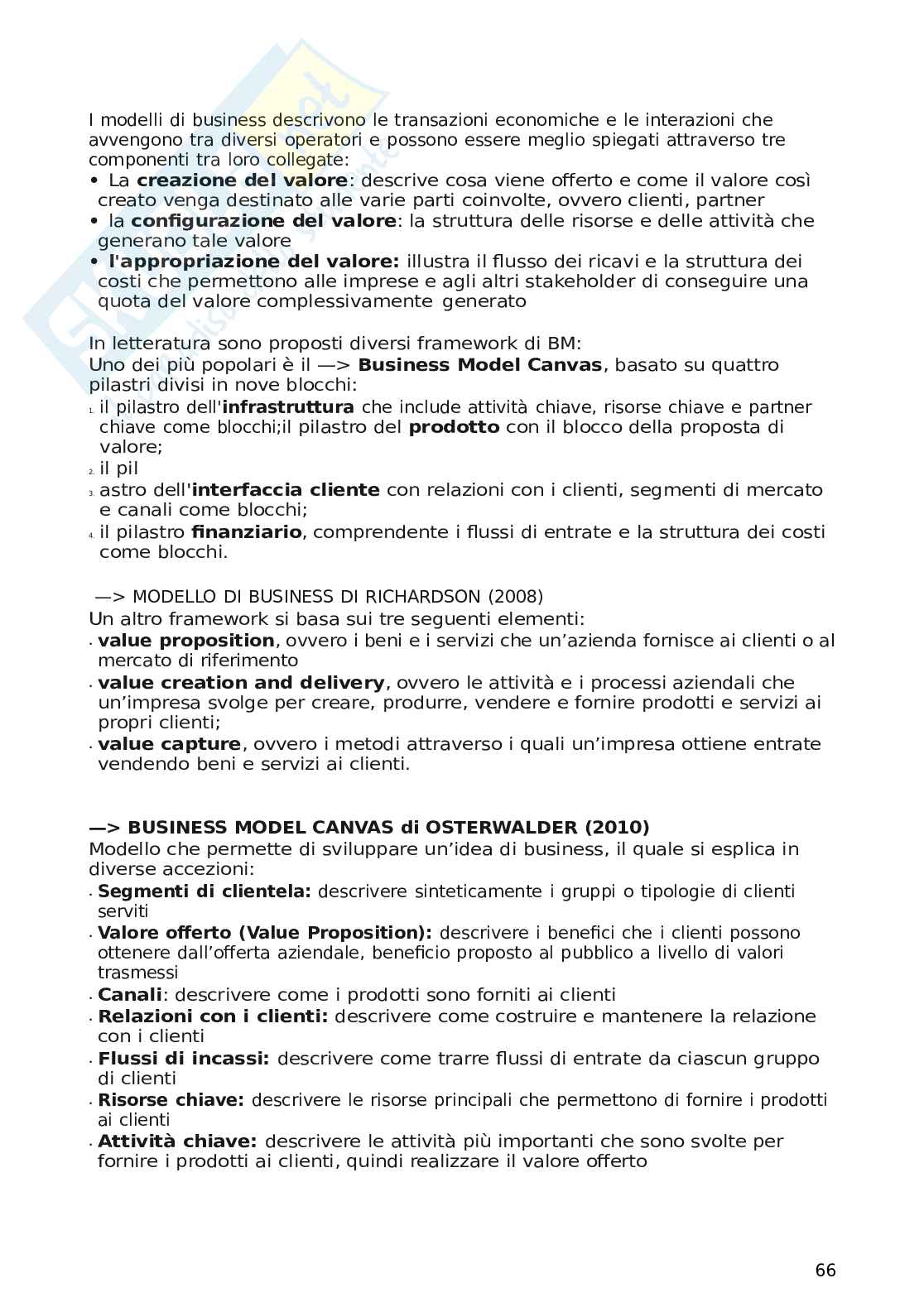 Appunti completi Business management, 2025/26  Pag. 66