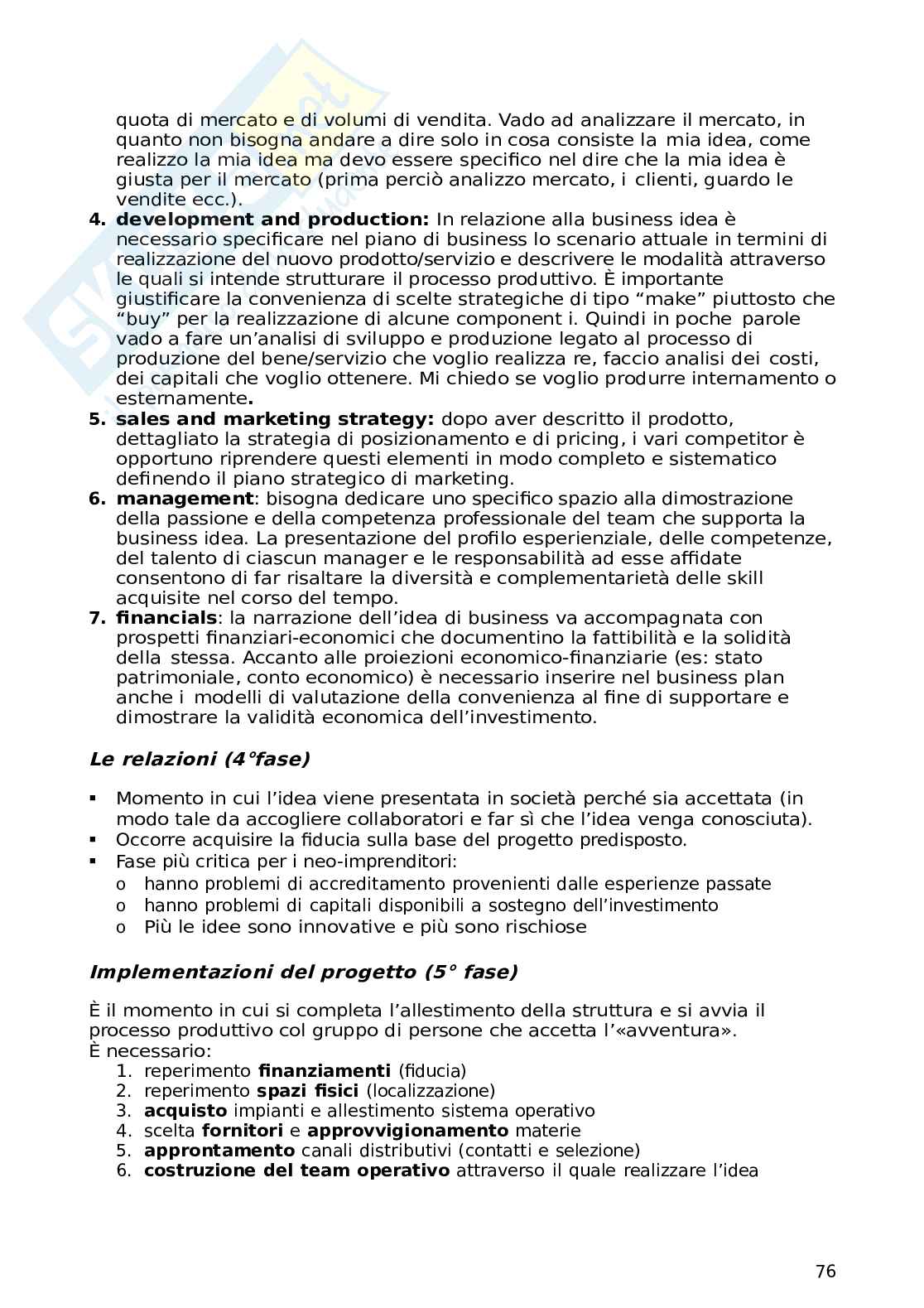 Appunti completi Business management, 2025/26  Pag. 76