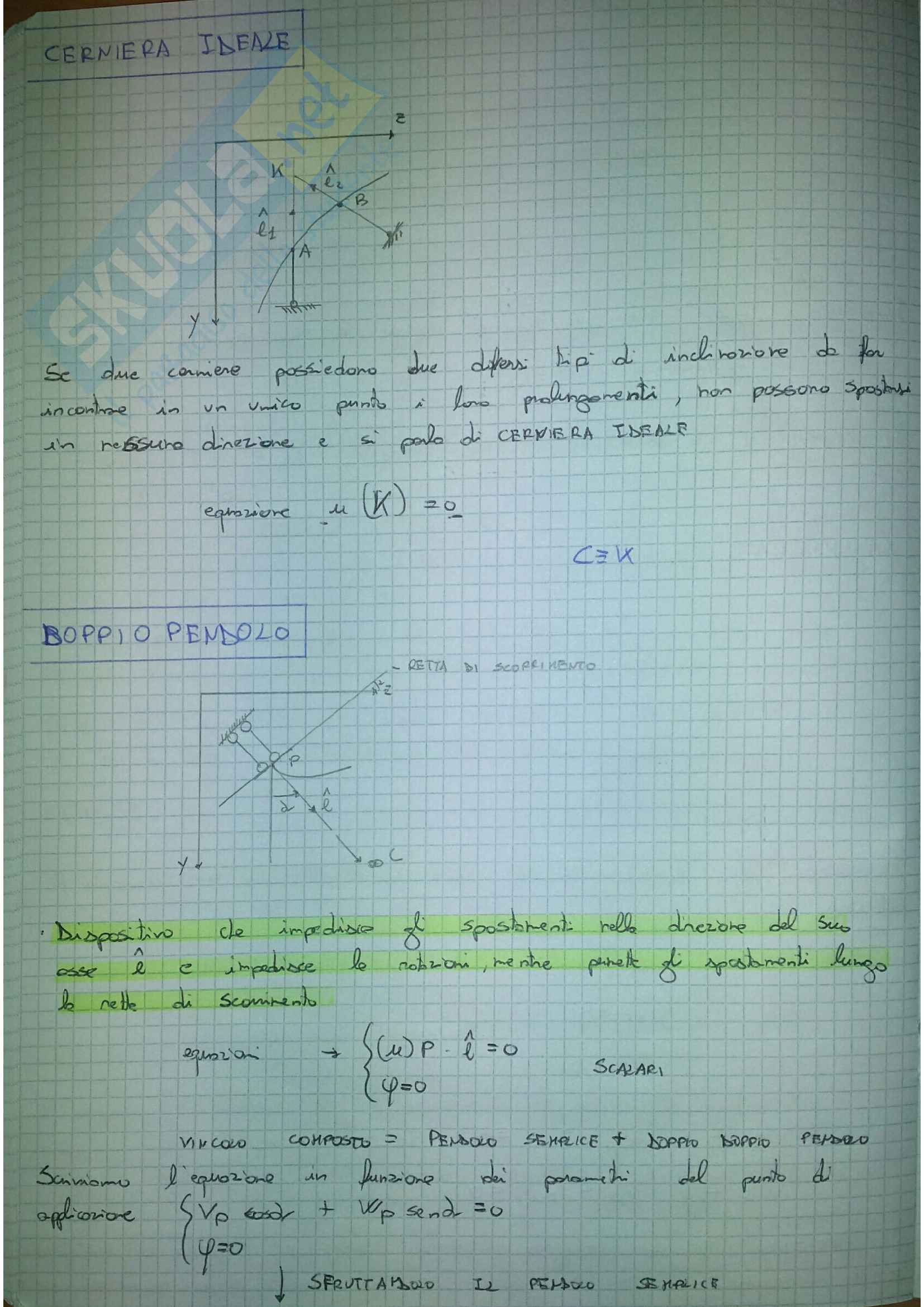 Riassunto esame Cinematica Pag. 11