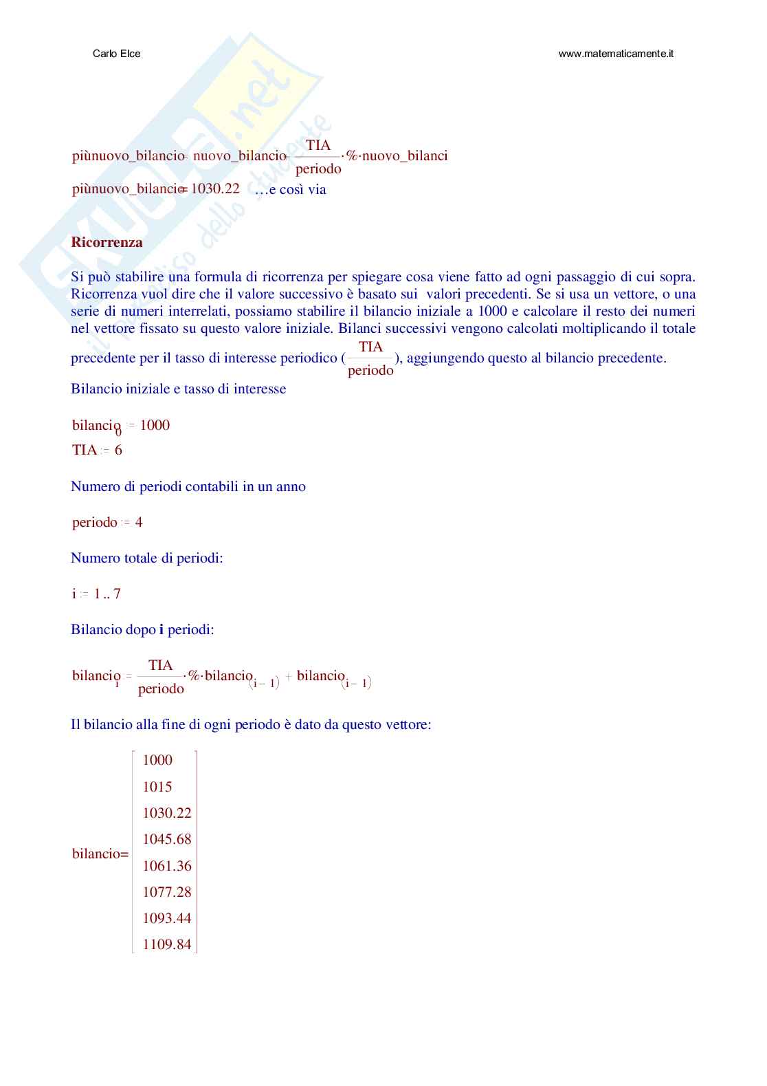 Interesse composto Pag. 2