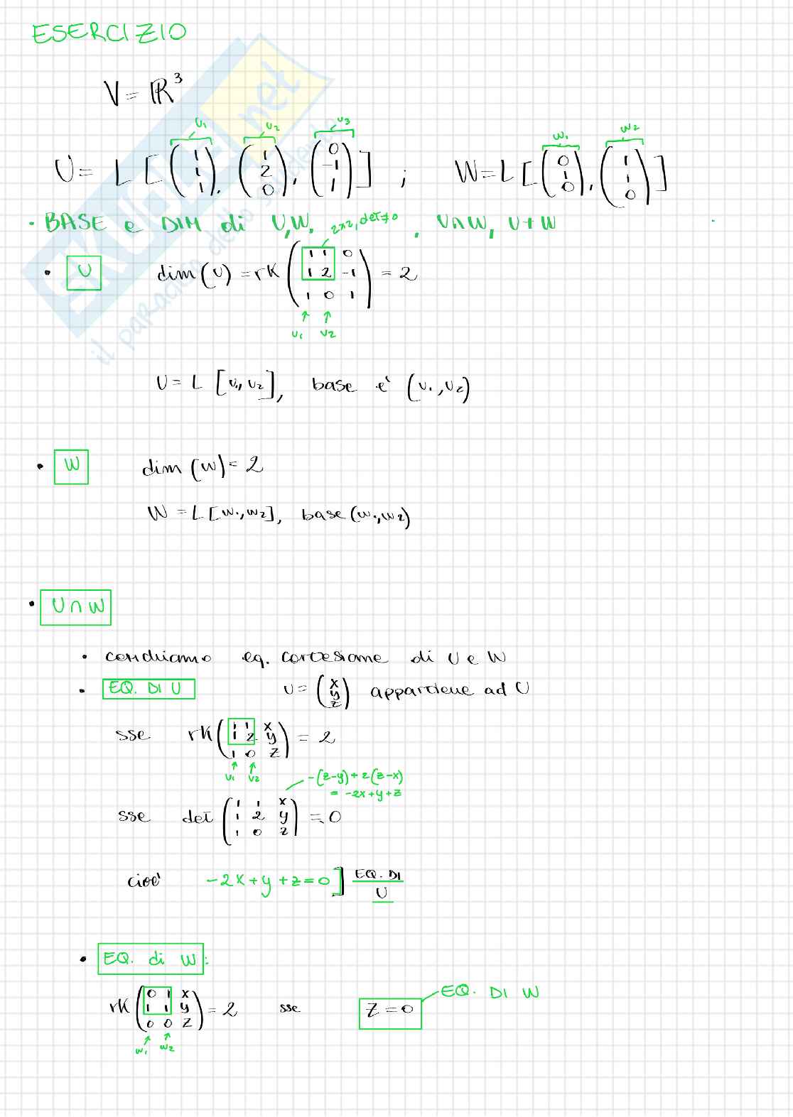 Appunti Geometria e algebra lineare Pag. 2