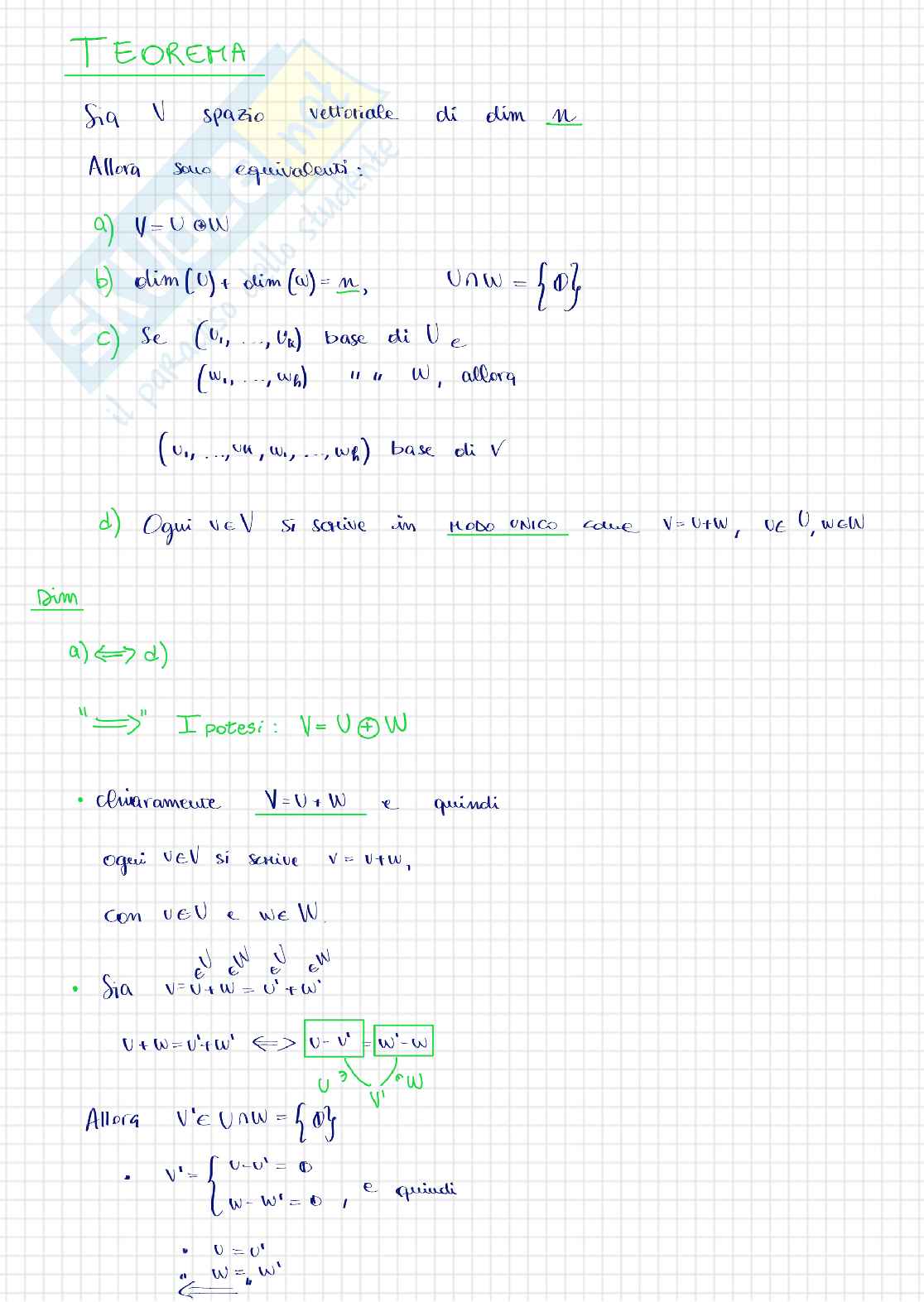 Appunti Geometria e algebra lineare Pag. 6