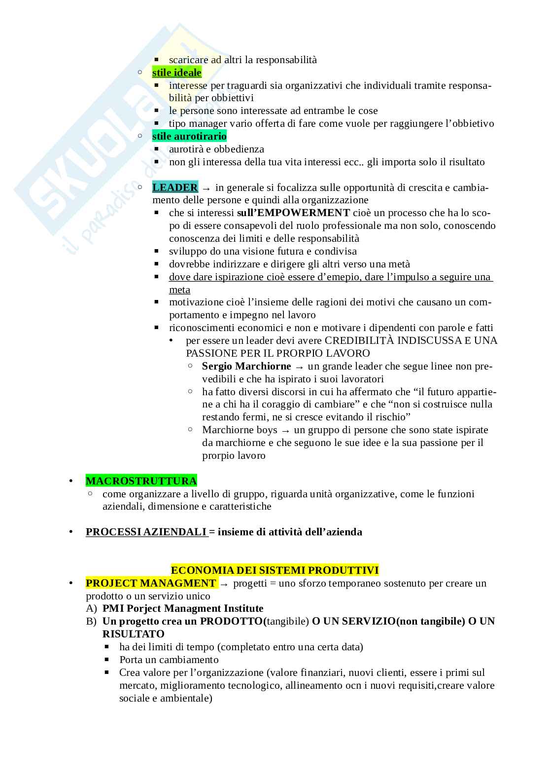 Economia e organizzazione aziendale - Parte 1 Pag. 31
