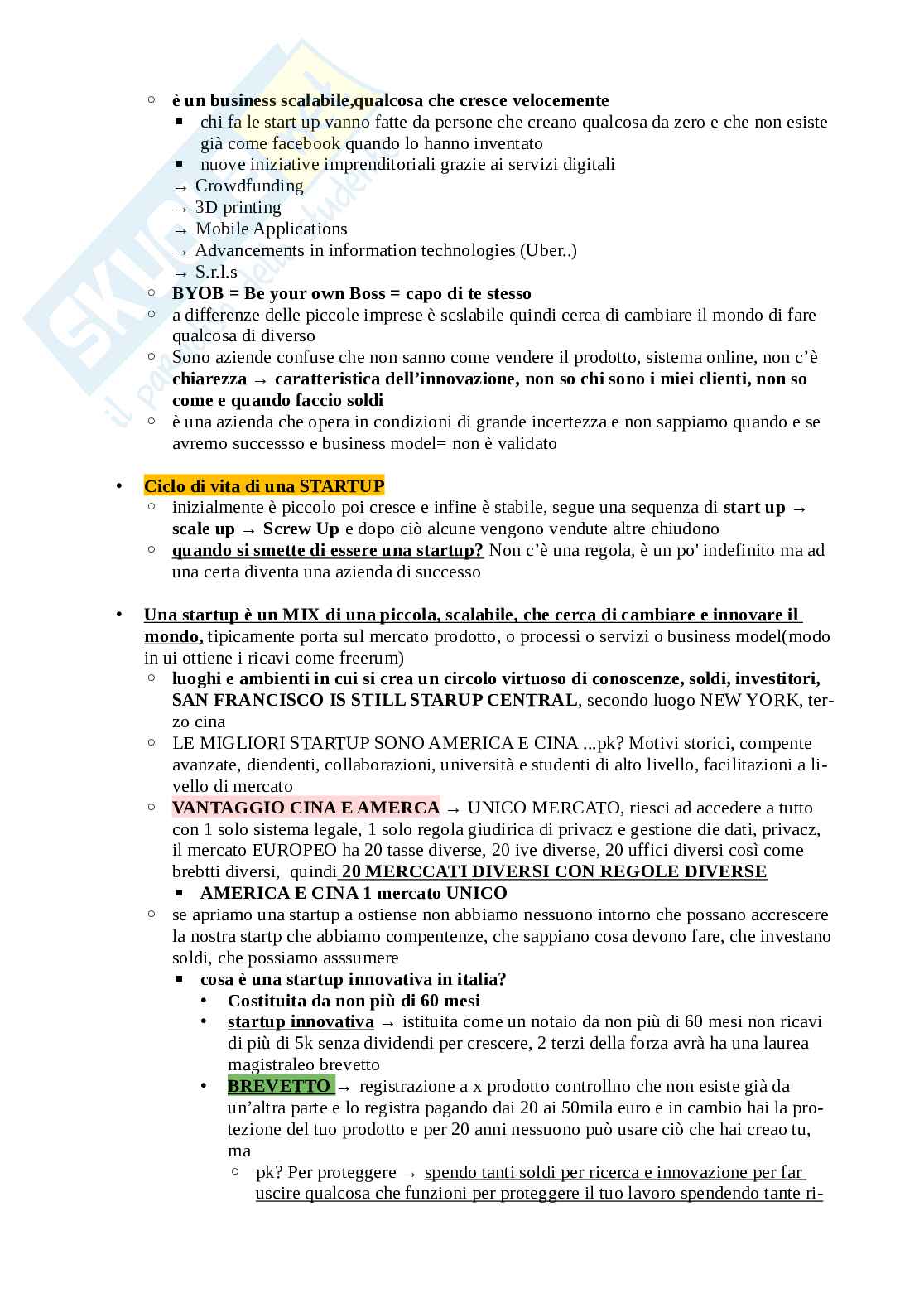 Economia e organizzazione aziendale - Parte 1 Pag. 6