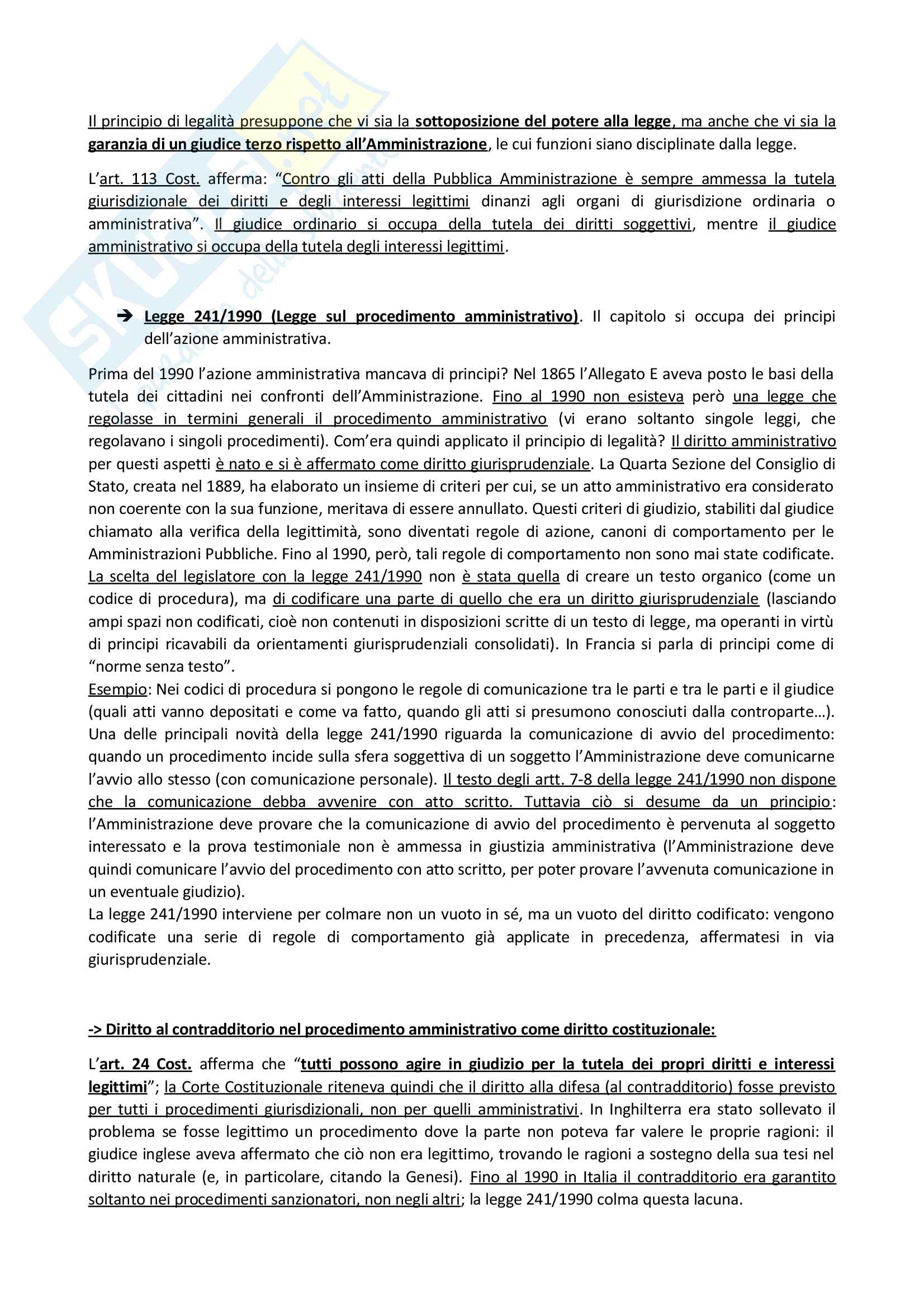 Appunti di Diritto amministrativo 2, 2015 Pag. 6