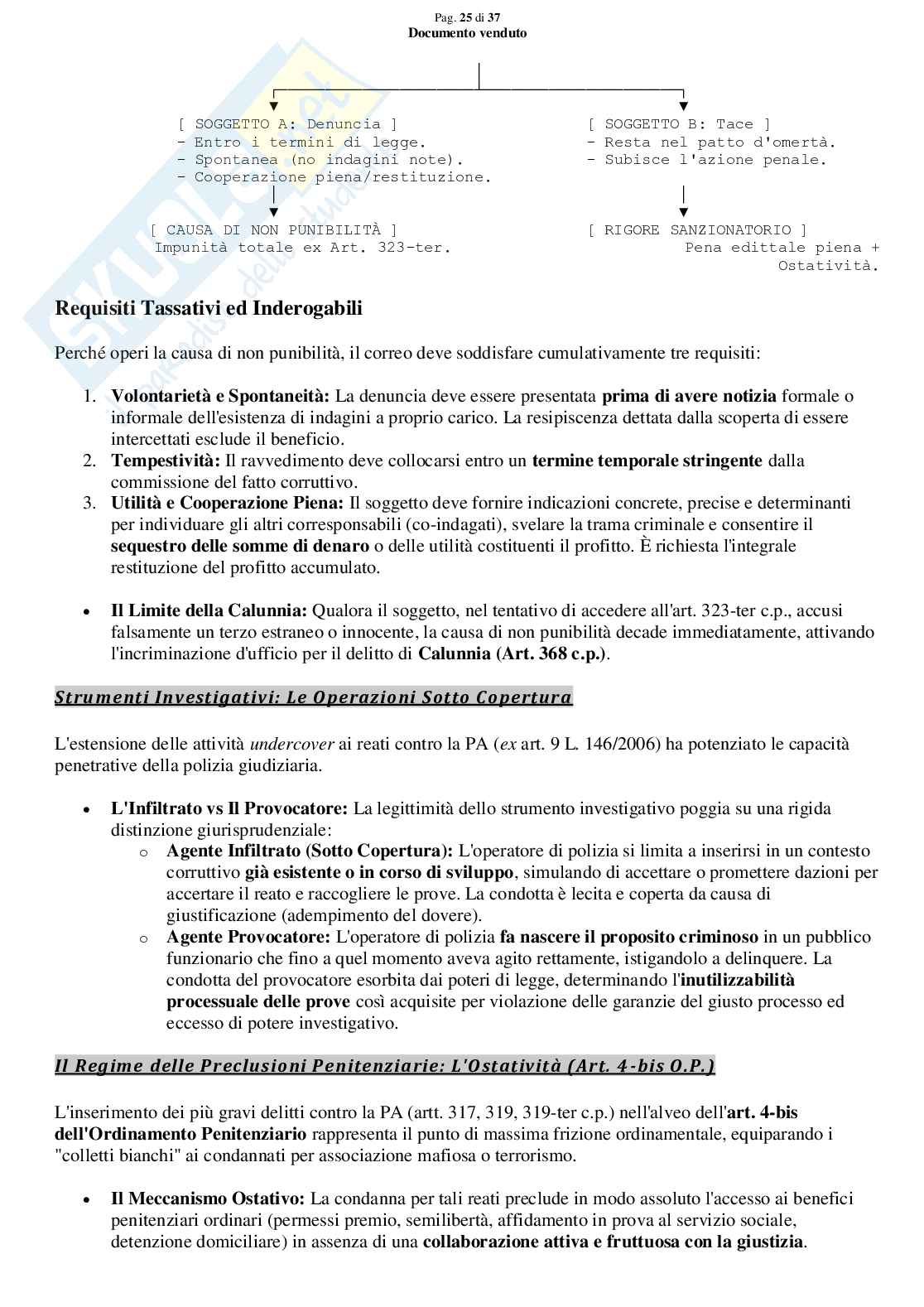 Riassunto esame Diritto Penale, Prof. Marra Gabriele, libro consigliato Lineamenti di diritto penale speciale (Parte dei delitti contro P.A.), Bartoli, Pellissaro, Seminara Pag. 26