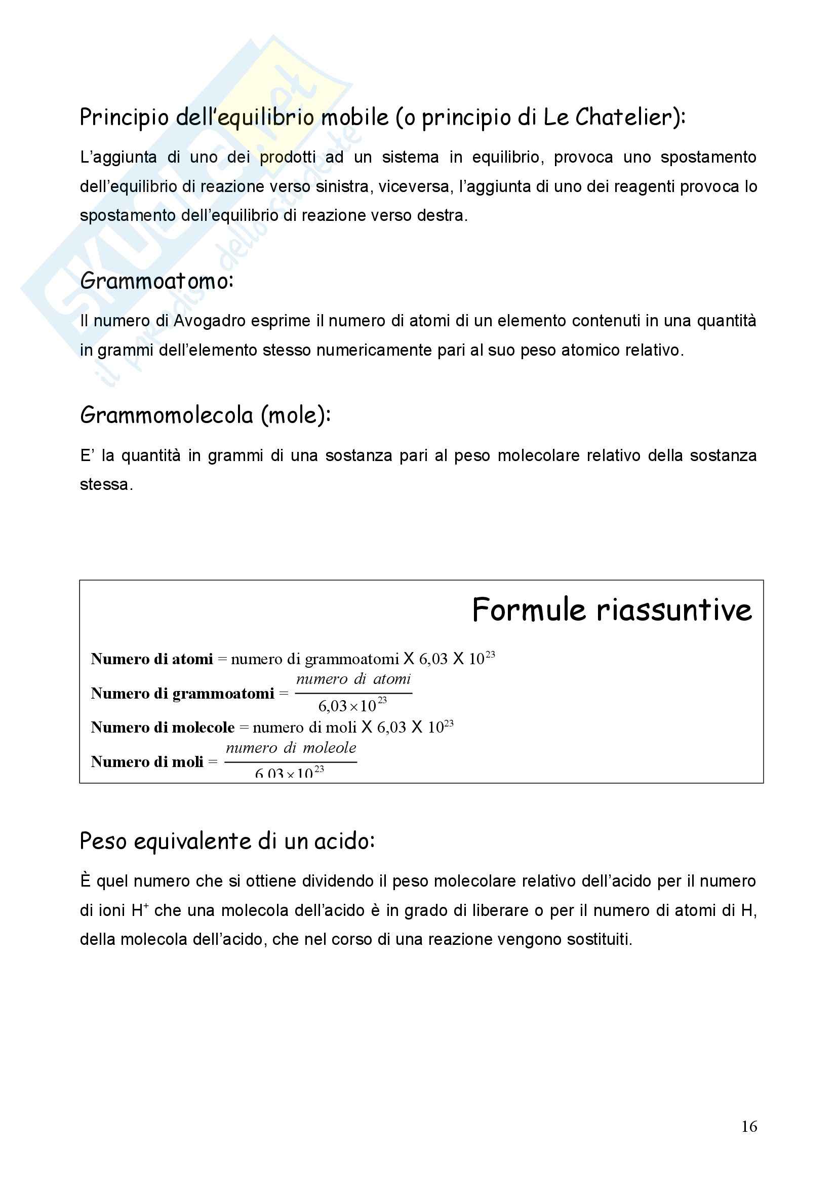 Chimica - inorganica e organica Pag. 16