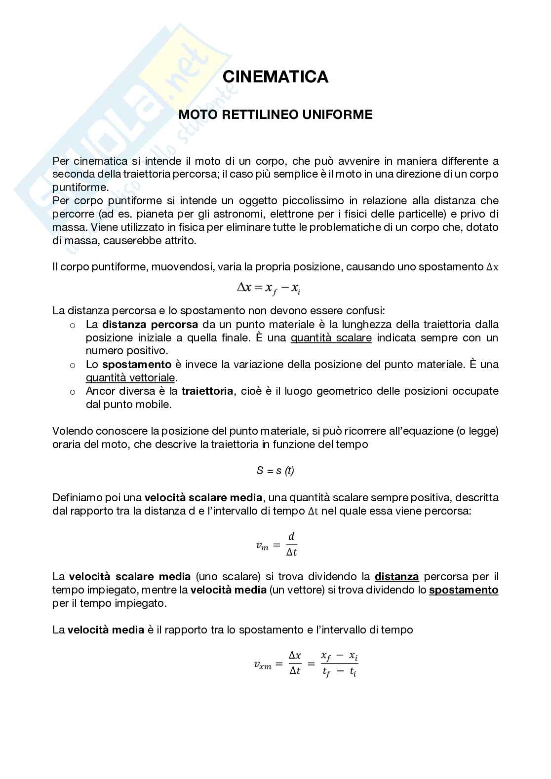 Compendio di appunti di Fisica  Pag. 6