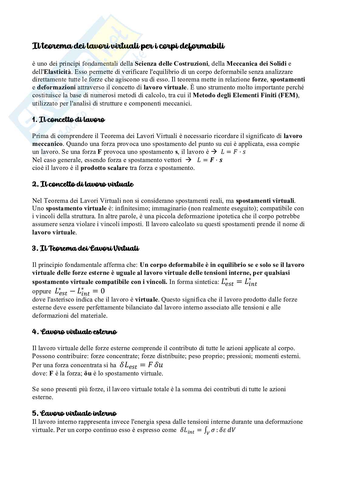 Argomenti di Scienza delle costruzioni Pag. 11