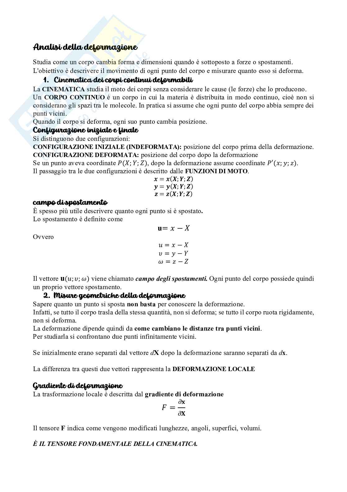 Argomenti di Scienza delle costruzioni Pag. 2