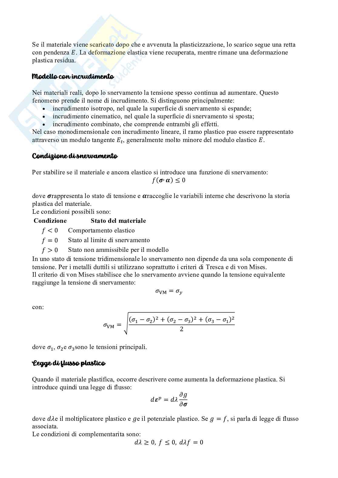 Argomenti di Scienza delle costruzioni Pag. 41