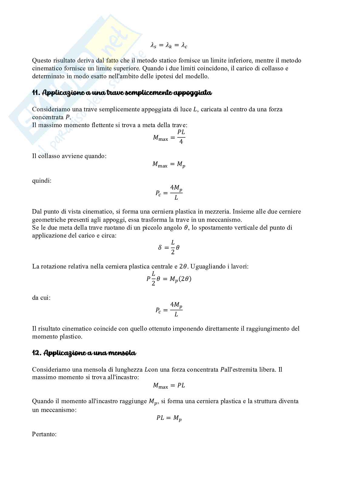 Argomenti di Scienza delle costruzioni Pag. 46