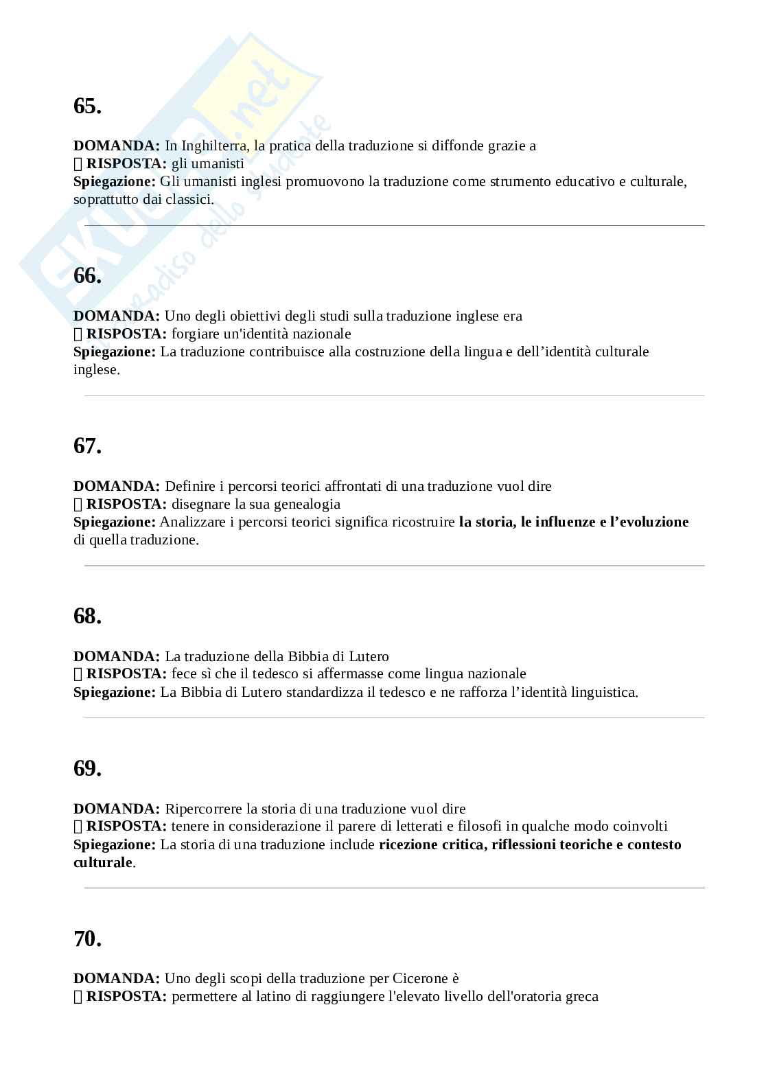 Paniere Lingua e traduzione inglese 4 Pag. 11