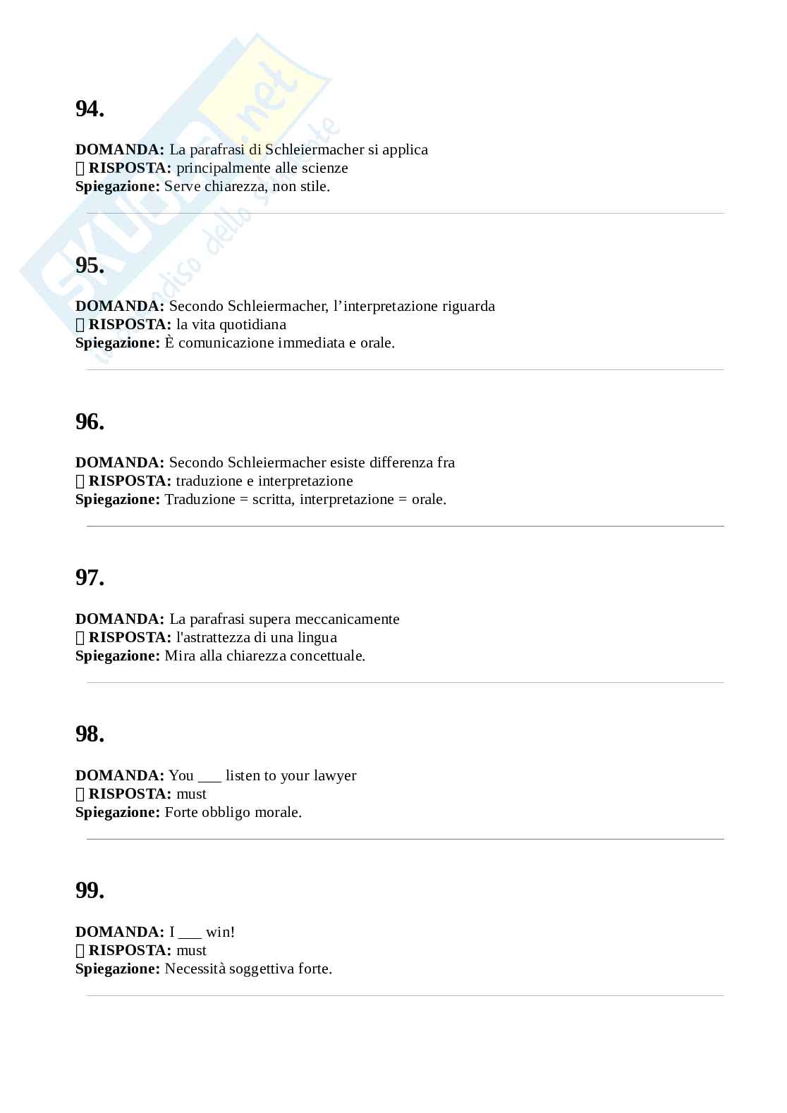 Paniere Lingua e traduzione inglese 4 Pag. 16