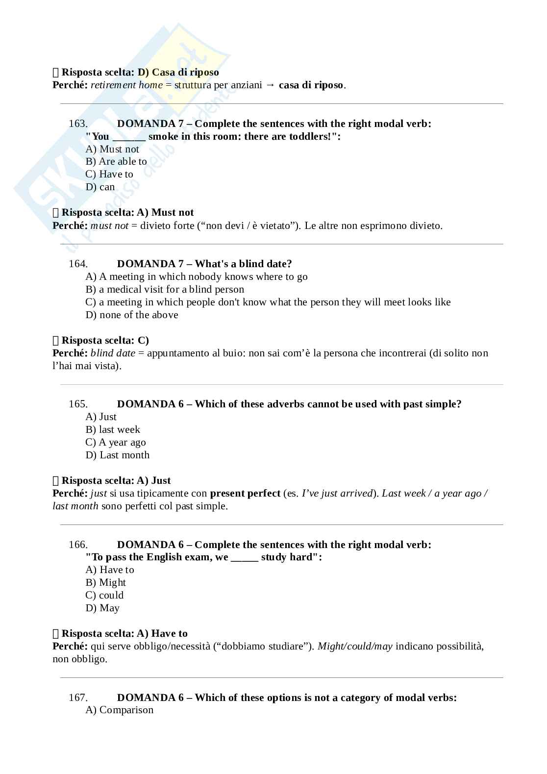 Paniere Lingua e traduzione inglese 4 Pag. 26