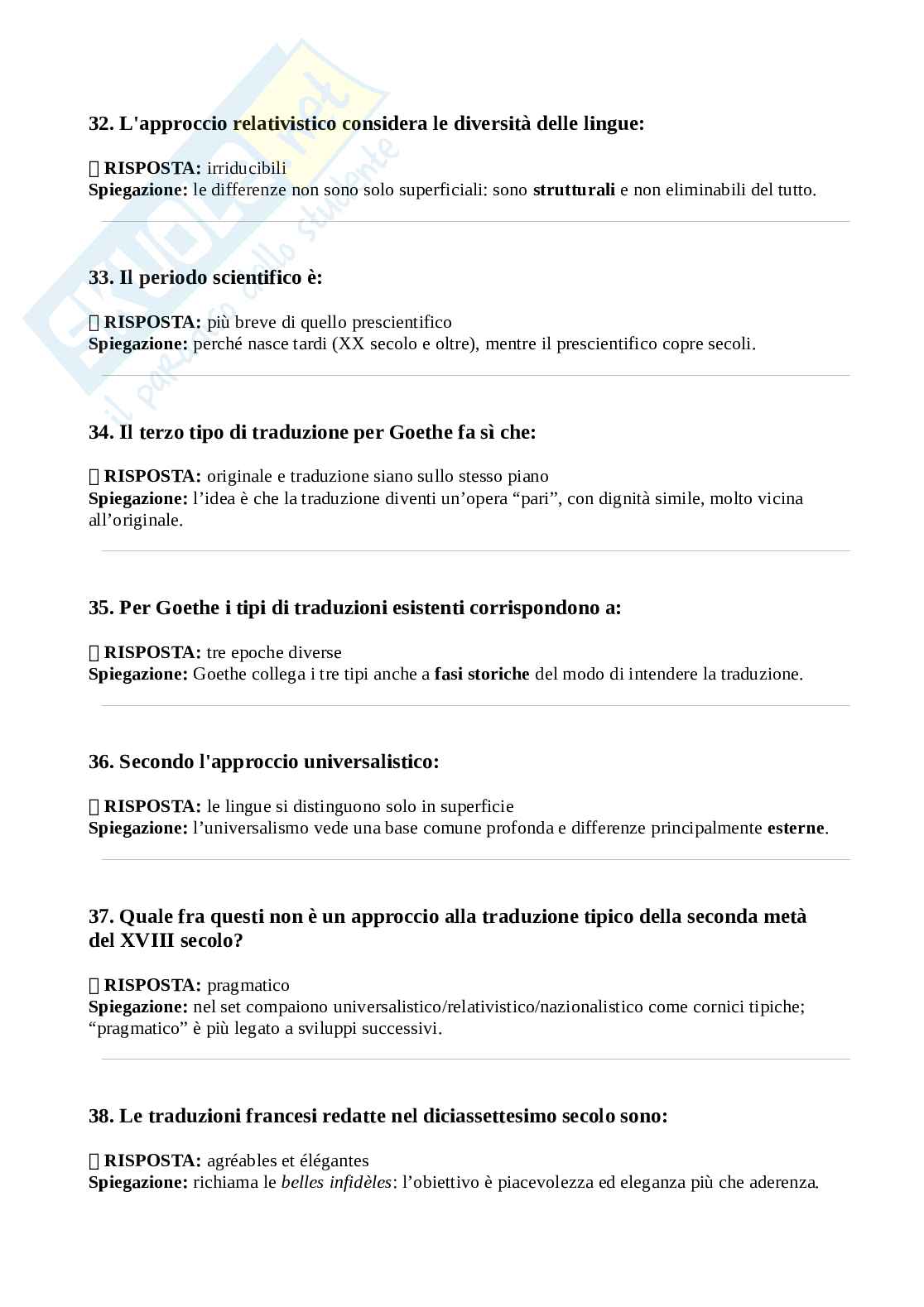 Paniere Lingua e traduzione inglese 4 Pag. 6