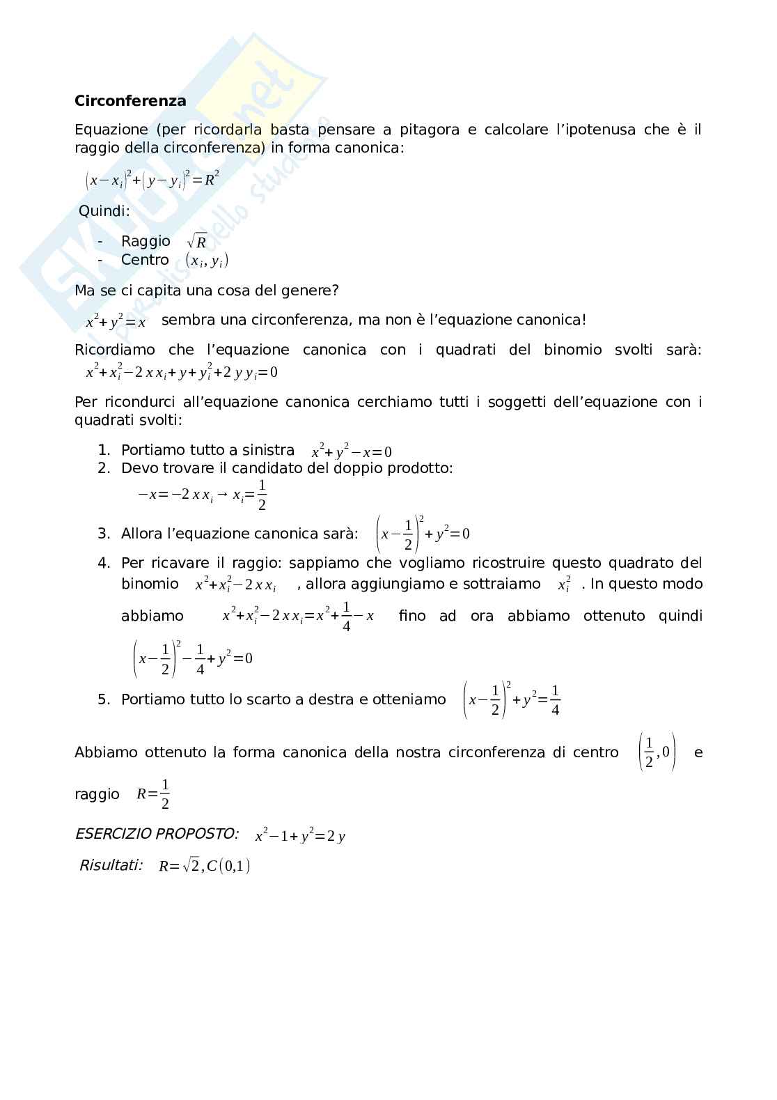 Analisi matematica II - esercizi Pag. 1